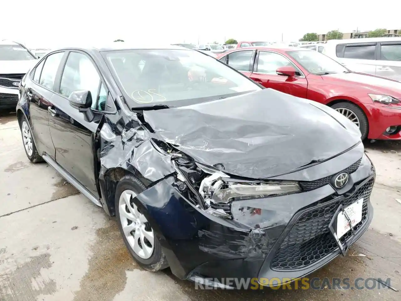 1 Photograph of a damaged car 5YFEPMAE6MP172970 TOYOTA COROLLA 2021