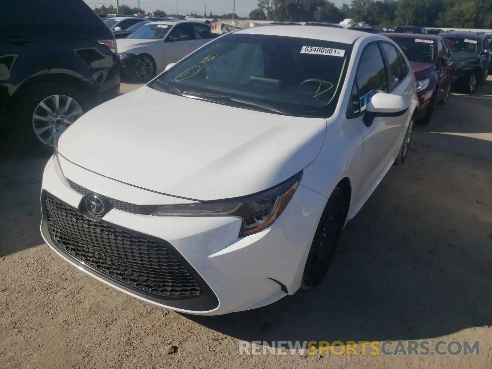 2 Photograph of a damaged car 5YFEPMAE6MP173164 TOYOTA COROLLA 2021