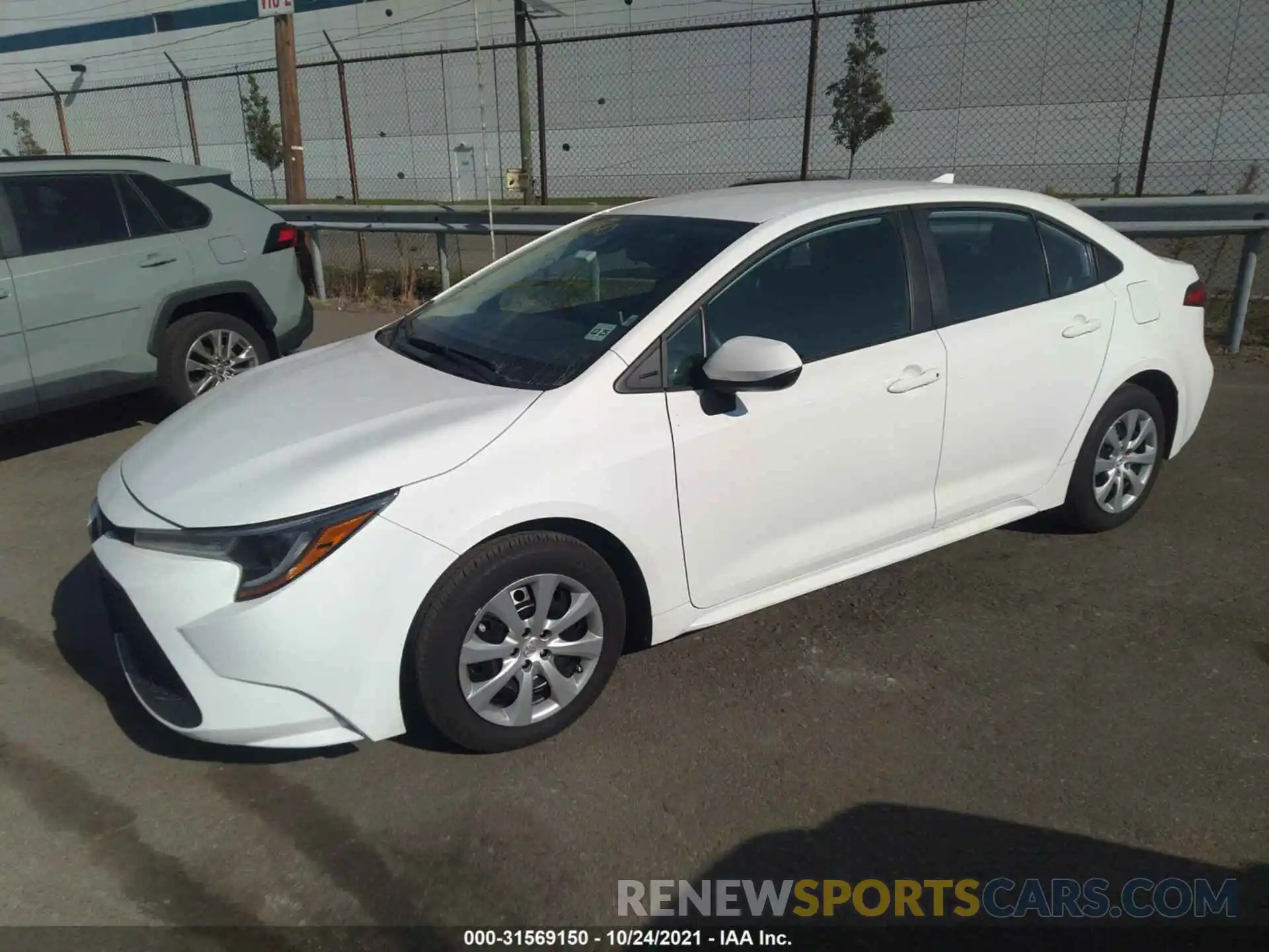 2 Photograph of a damaged car 5YFEPMAE6MP174136 TOYOTA COROLLA 2021