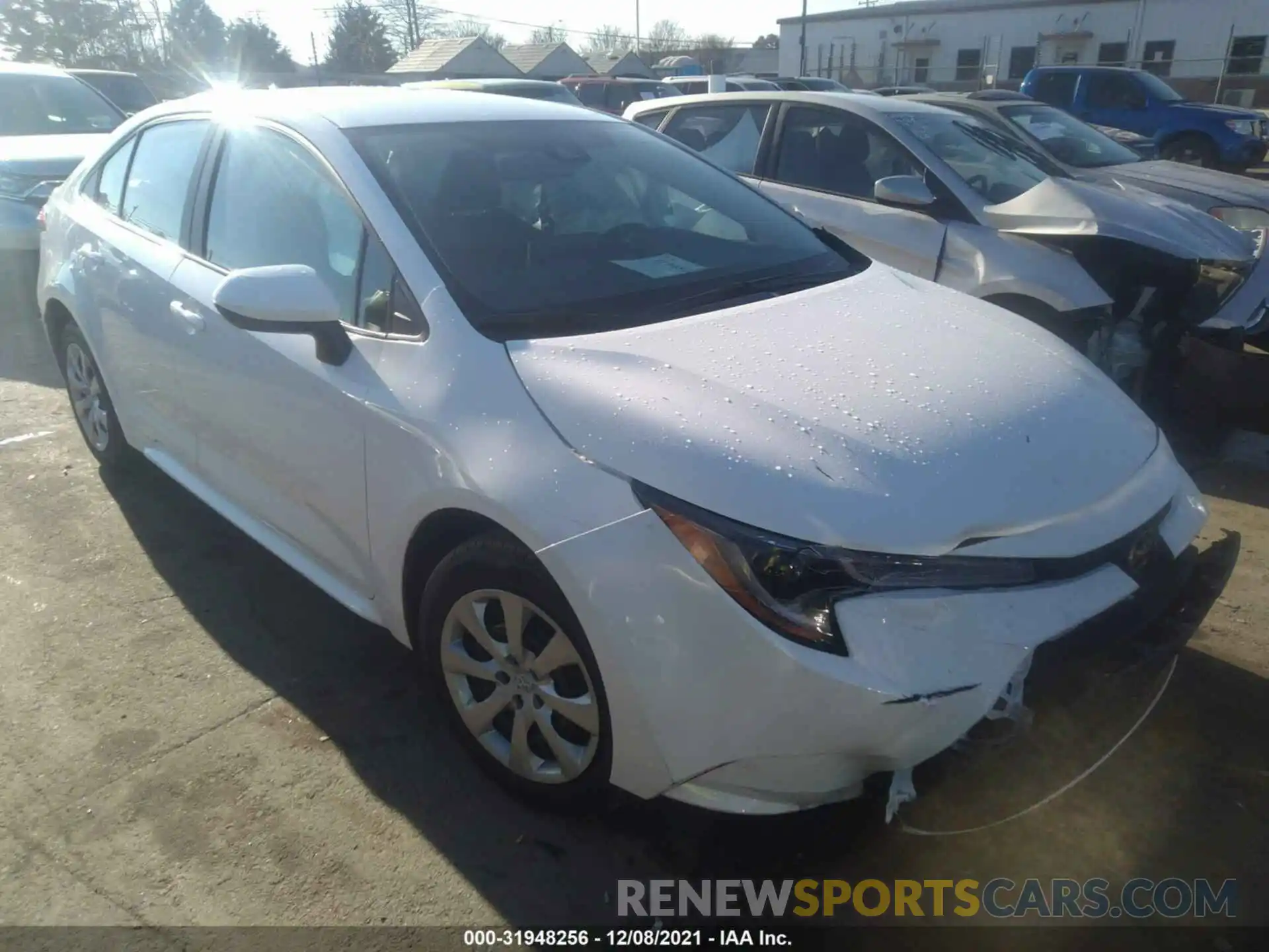 1 Photograph of a damaged car 5YFEPMAE6MP174220 TOYOTA COROLLA 2021