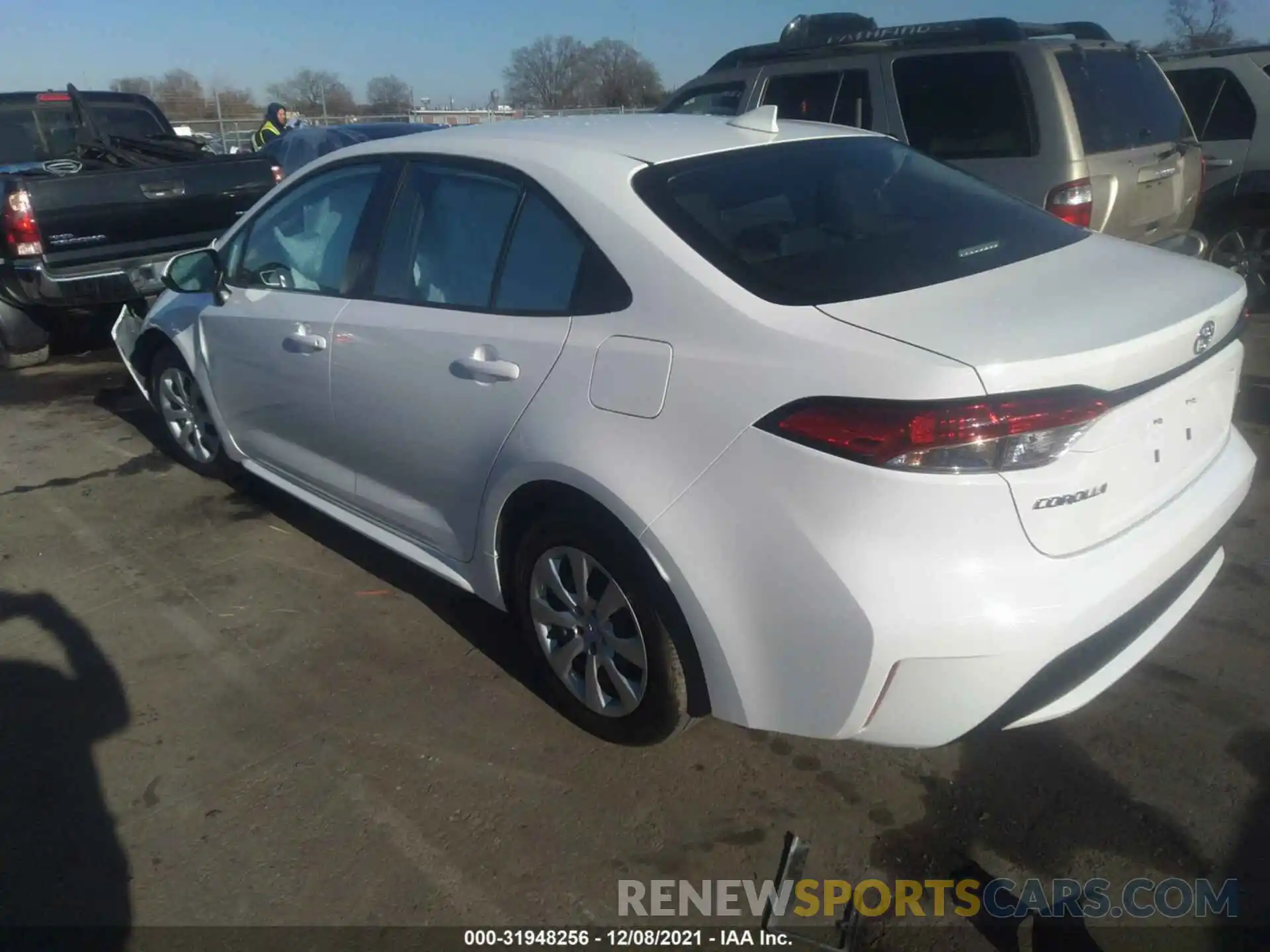 3 Photograph of a damaged car 5YFEPMAE6MP174220 TOYOTA COROLLA 2021