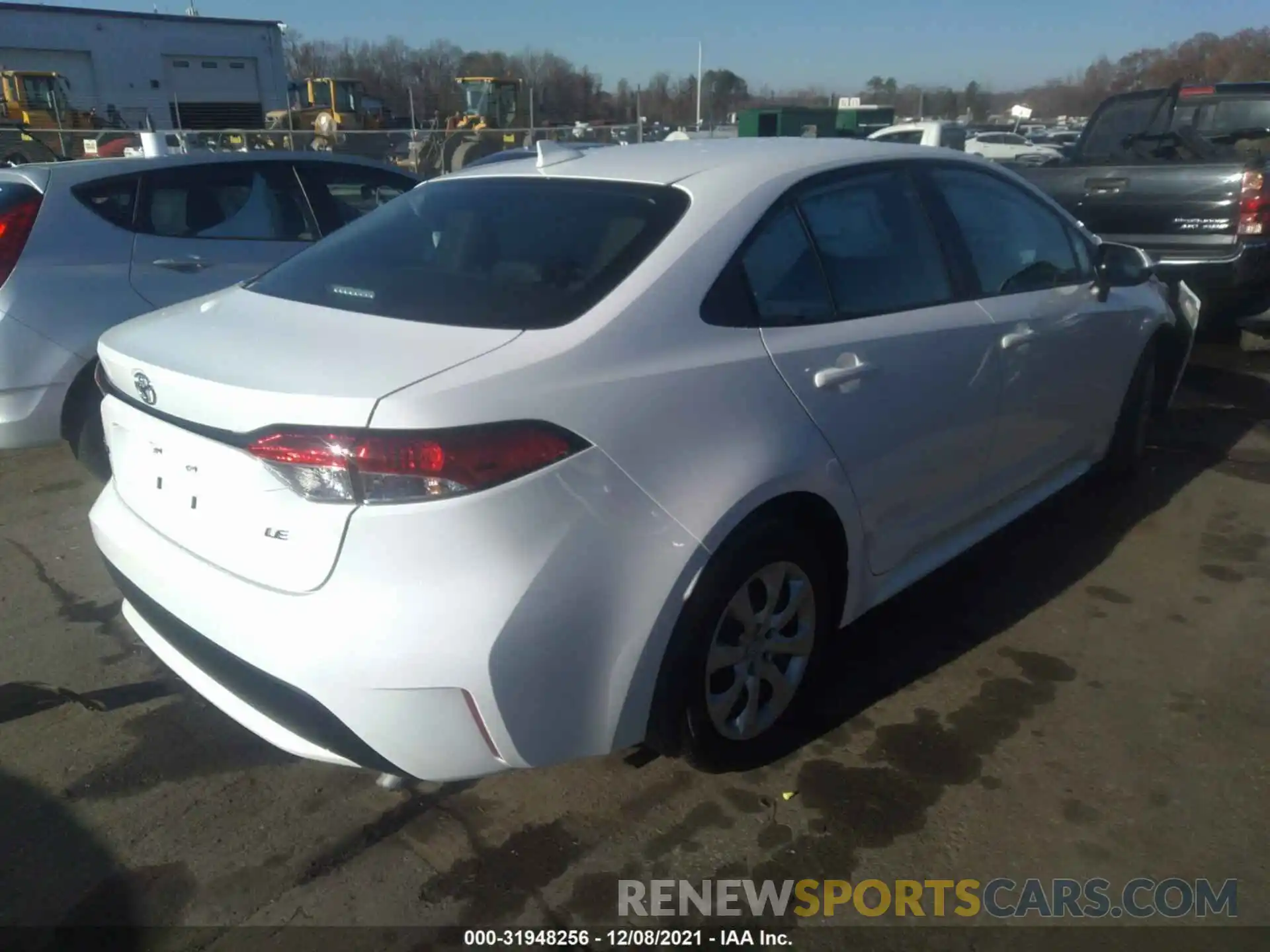 4 Photograph of a damaged car 5YFEPMAE6MP174220 TOYOTA COROLLA 2021