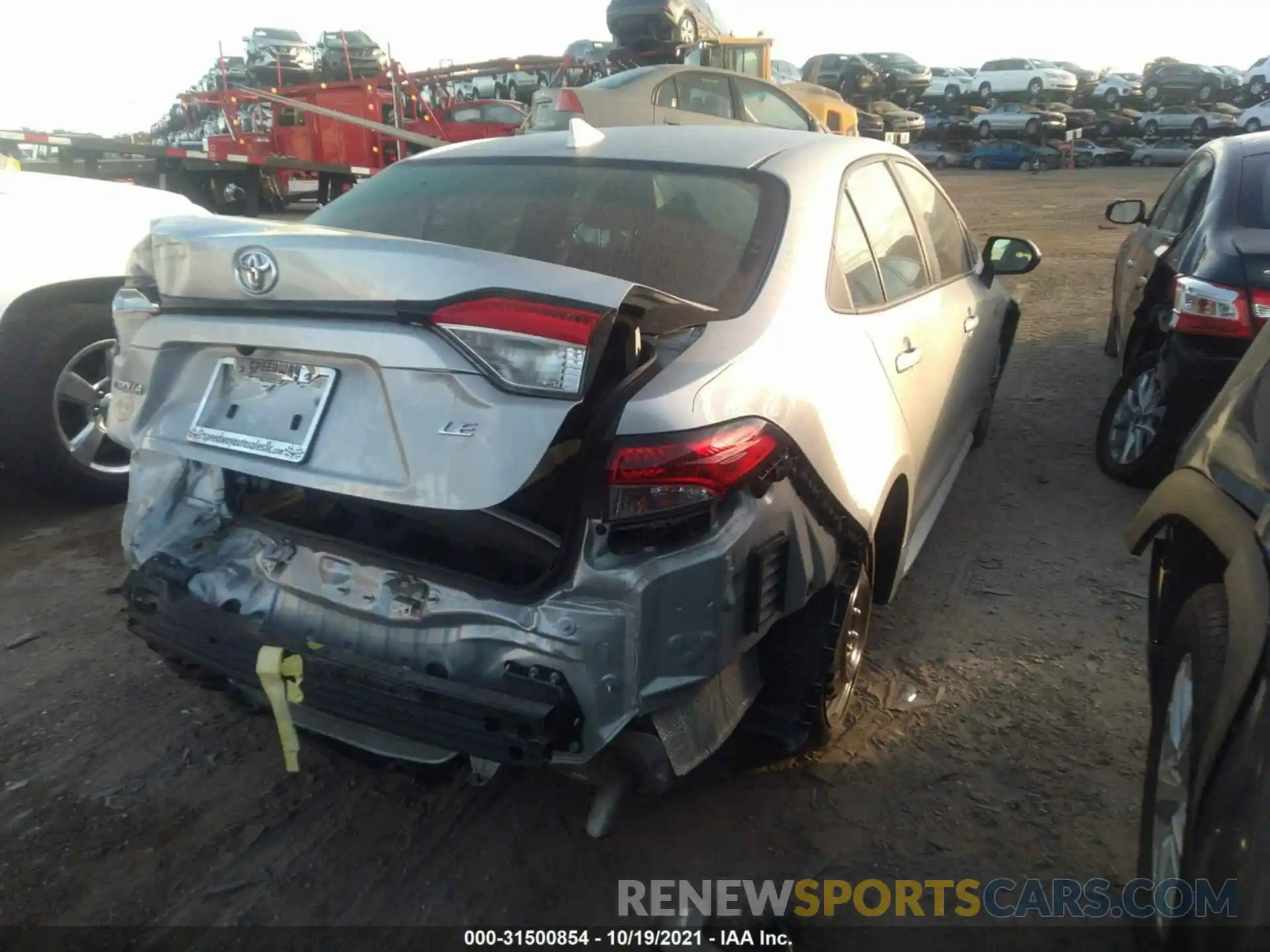 4 Photograph of a damaged car 5YFEPMAE6MP174332 TOYOTA COROLLA 2021