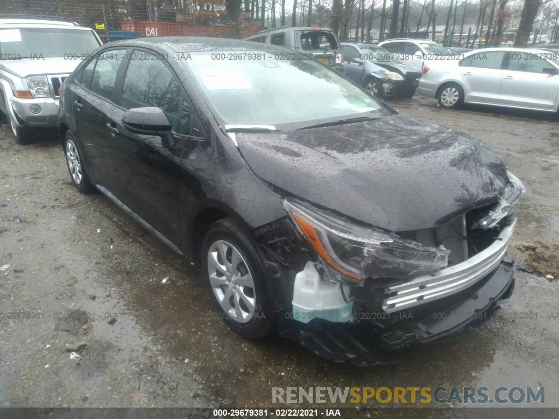 1 Photograph of a damaged car 5YFEPMAE6MP174721 TOYOTA COROLLA 2021