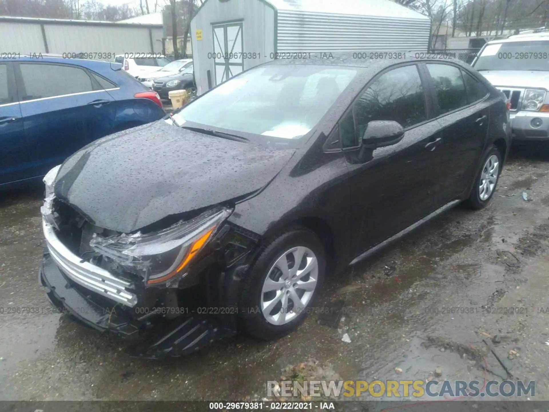 2 Photograph of a damaged car 5YFEPMAE6MP174721 TOYOTA COROLLA 2021