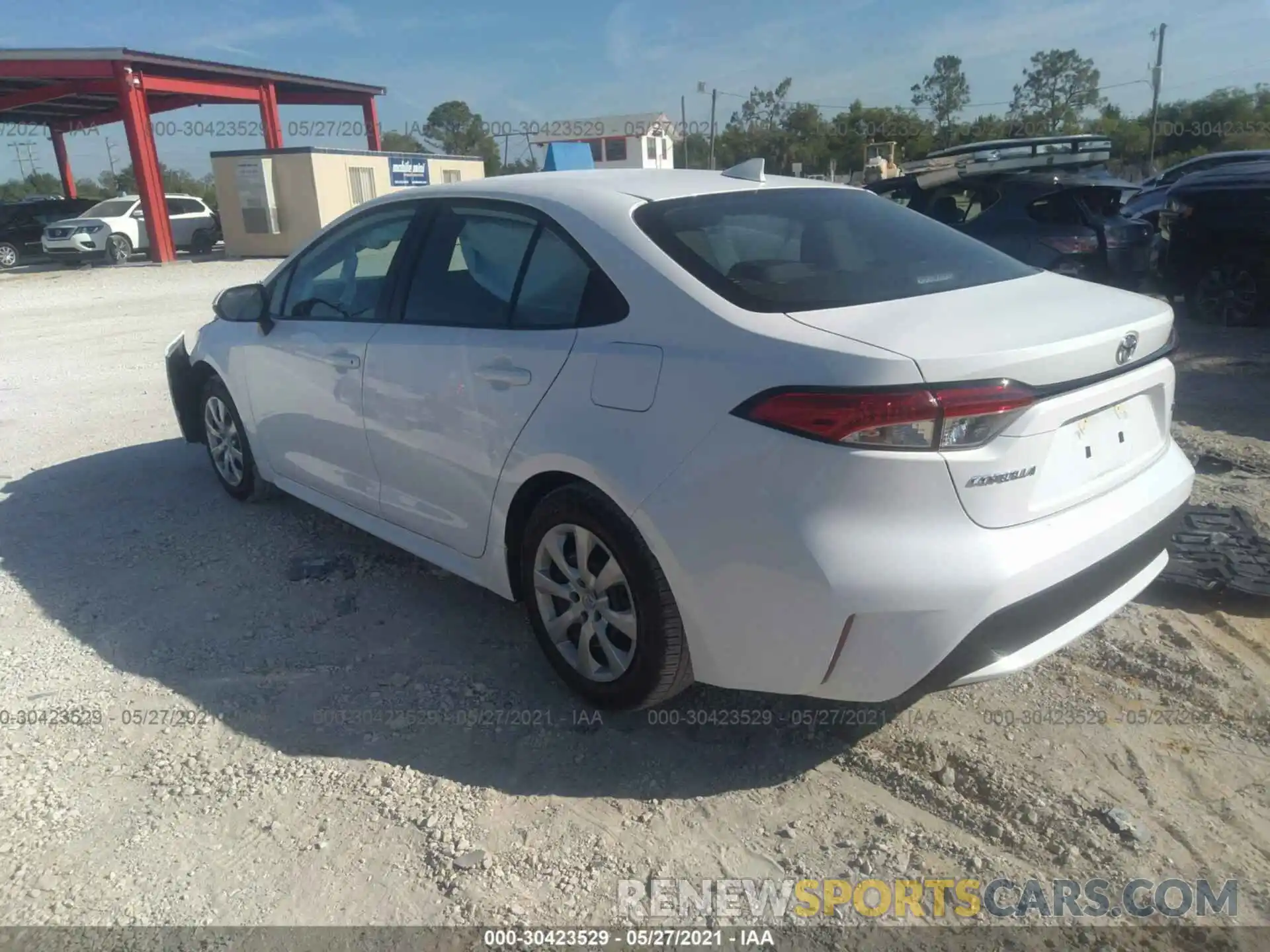 3 Photograph of a damaged car 5YFEPMAE6MP175402 TOYOTA COROLLA 2021