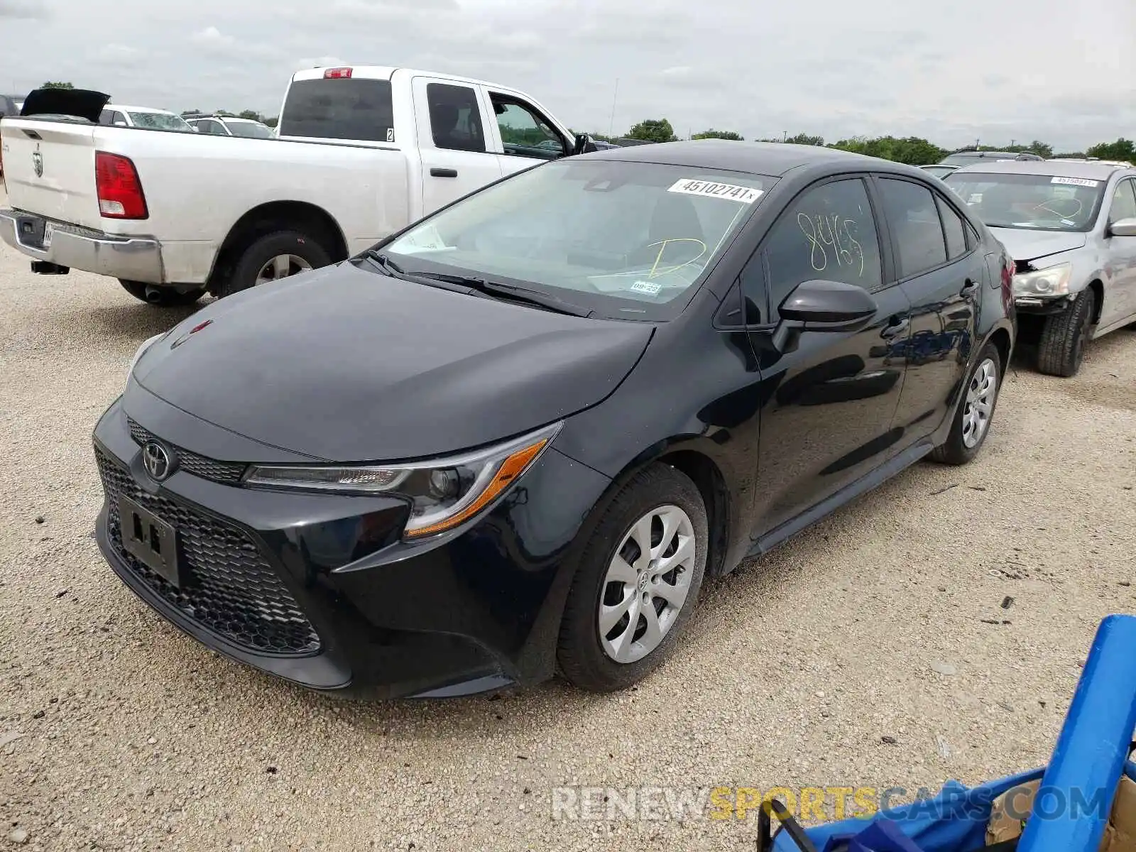 2 Photograph of a damaged car 5YFEPMAE6MP176372 TOYOTA COROLLA 2021