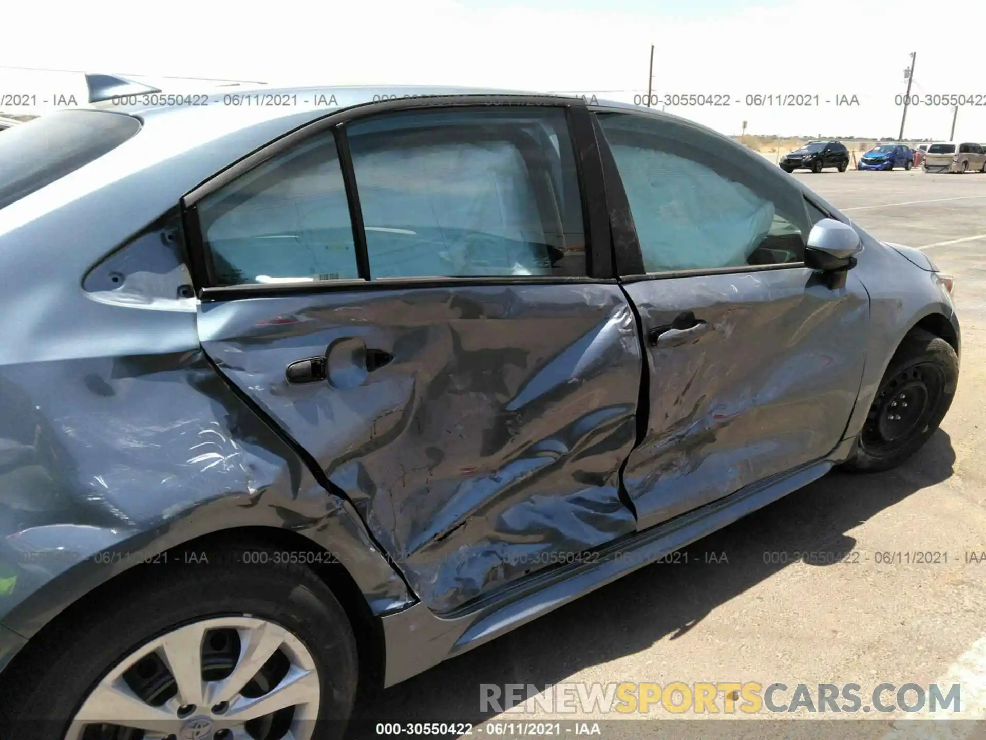 6 Photograph of a damaged car 5YFEPMAE6MP176775 TOYOTA COROLLA 2021