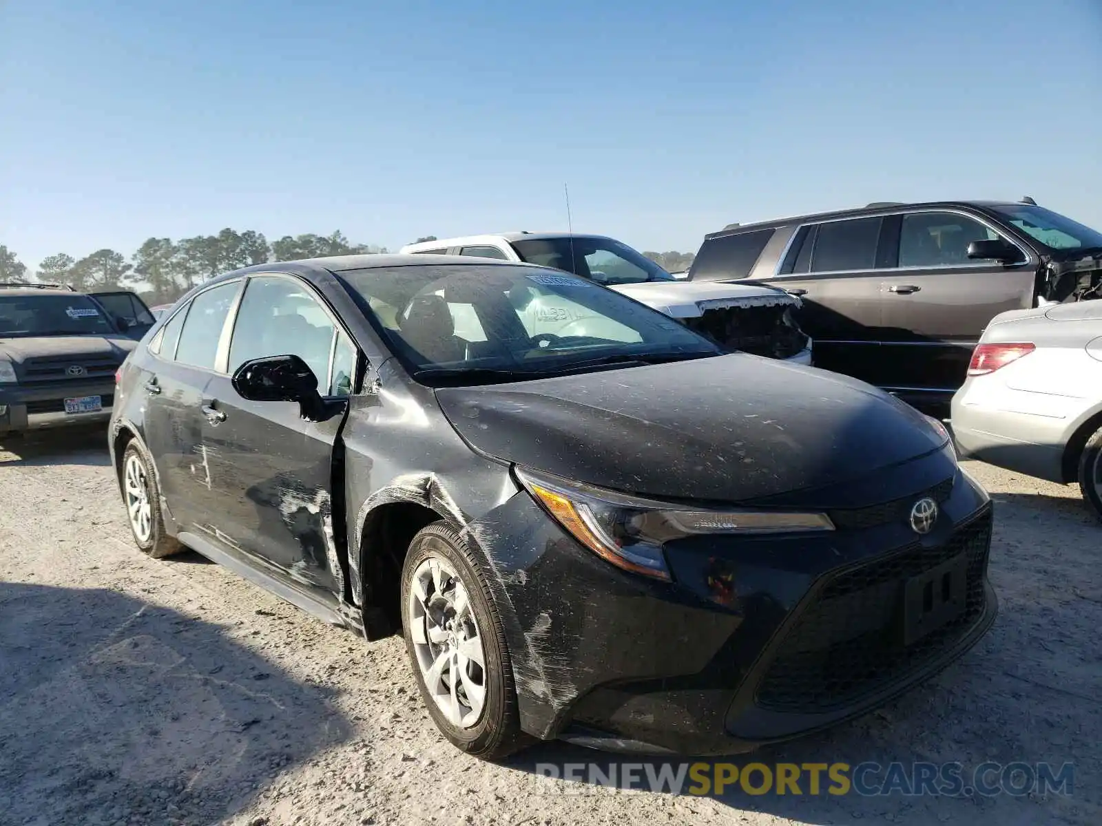 1 Photograph of a damaged car 5YFEPMAE6MP176968 TOYOTA COROLLA 2021