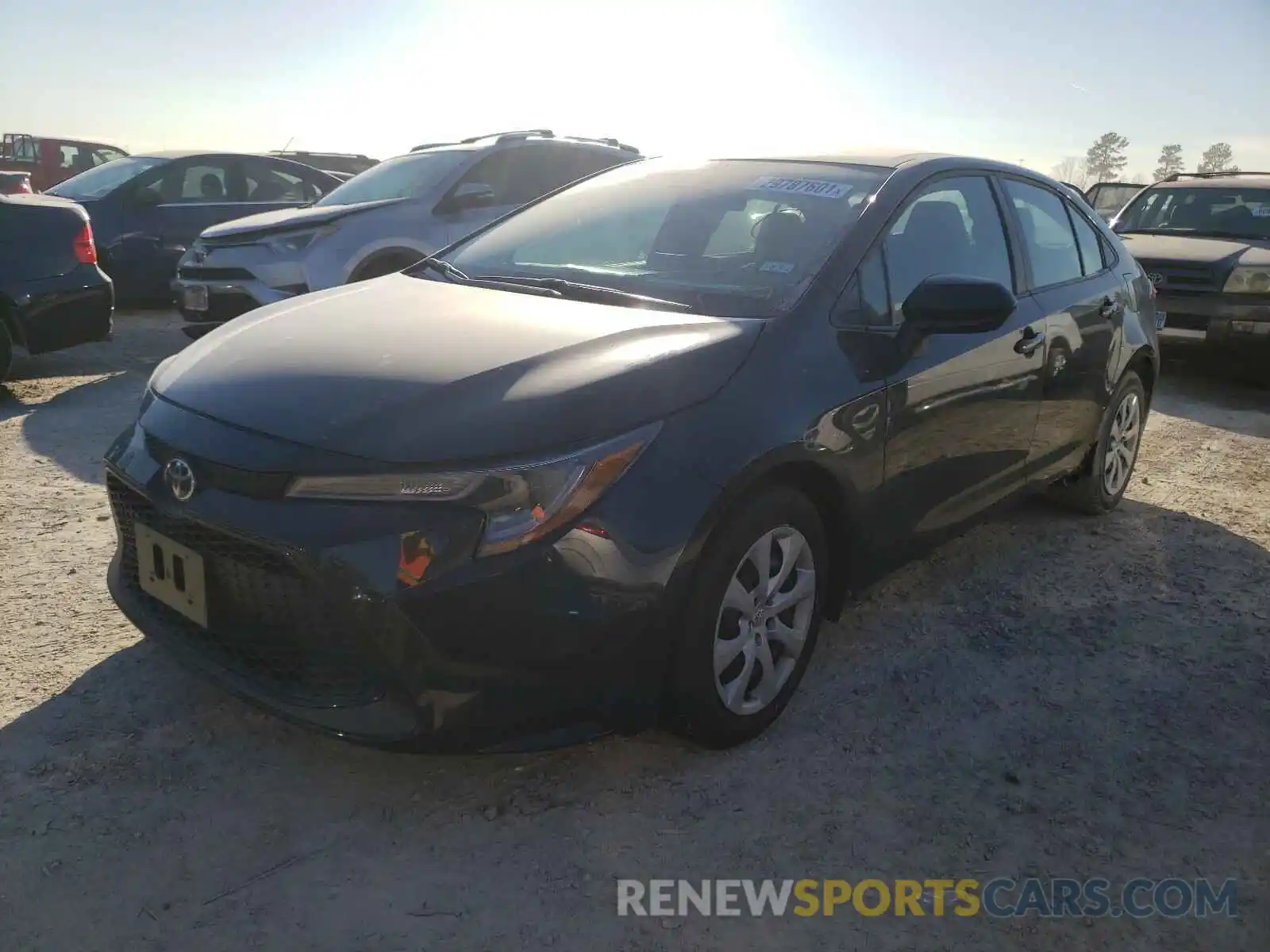 2 Photograph of a damaged car 5YFEPMAE6MP176968 TOYOTA COROLLA 2021