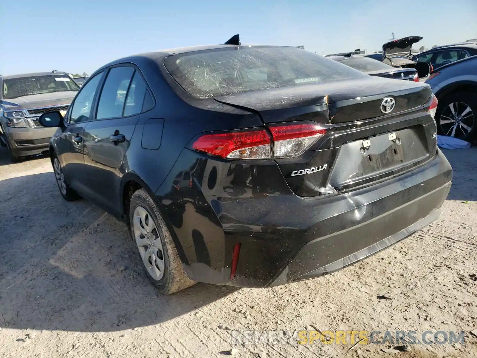 3 Photograph of a damaged car 5YFEPMAE6MP176968 TOYOTA COROLLA 2021