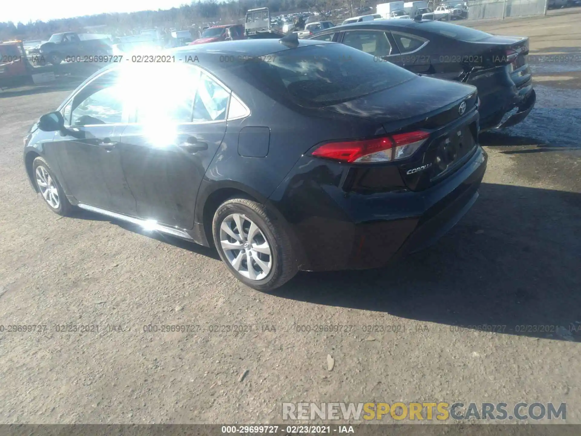 3 Photograph of a damaged car 5YFEPMAE6MP177246 TOYOTA COROLLA 2021