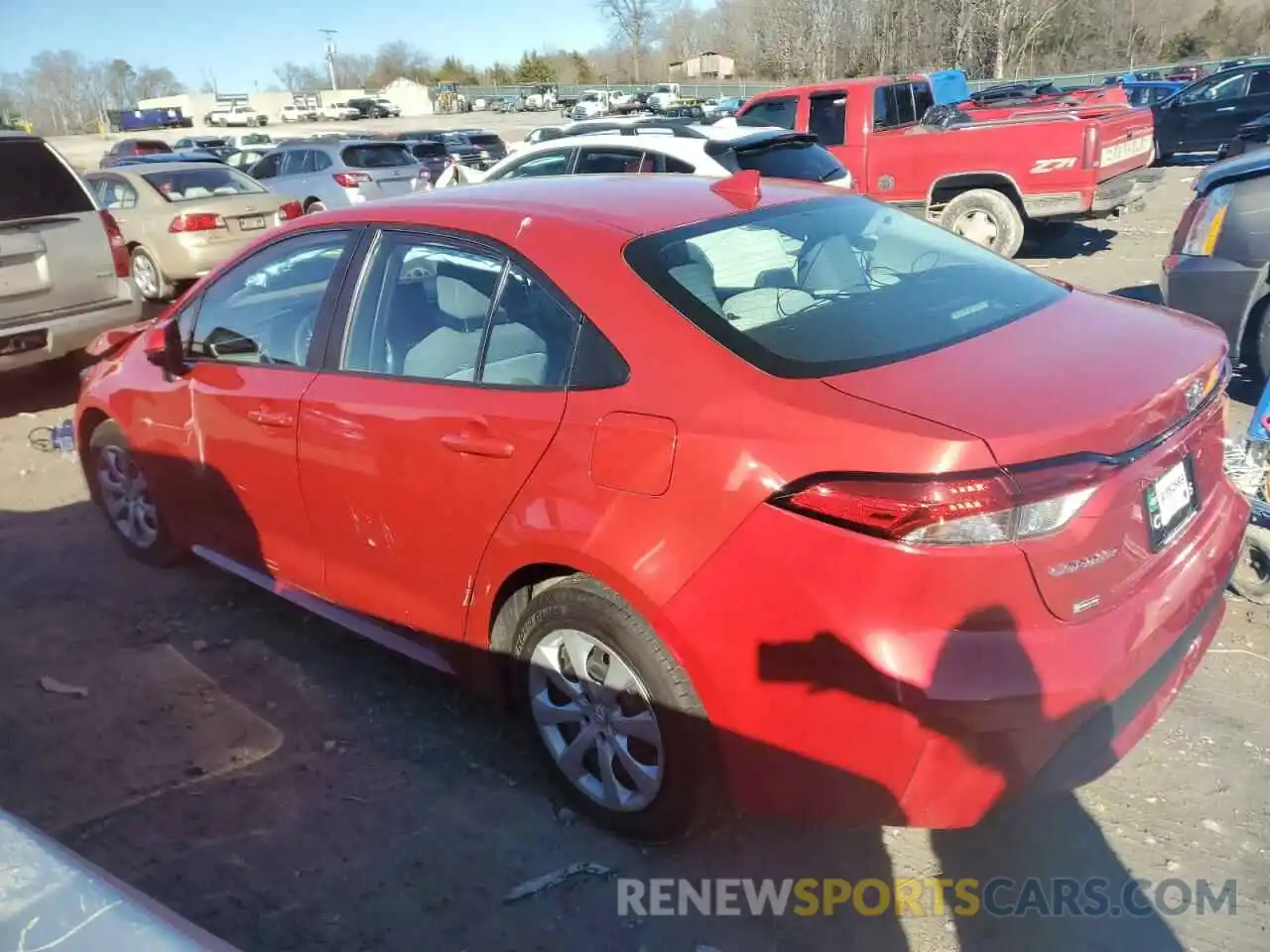 2 Photograph of a damaged car 5YFEPMAE6MP177795 TOYOTA COROLLA 2021