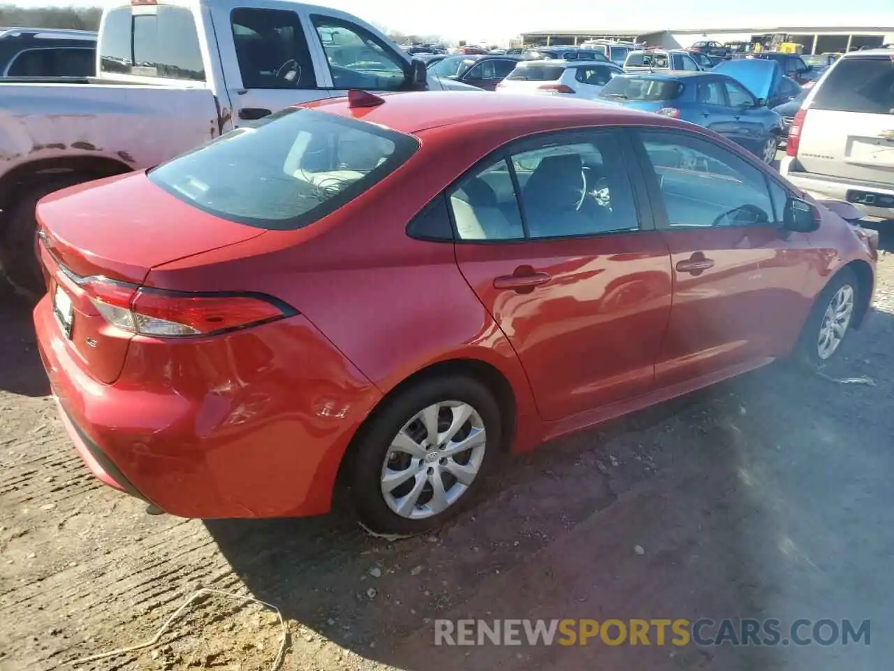 3 Photograph of a damaged car 5YFEPMAE6MP177795 TOYOTA COROLLA 2021