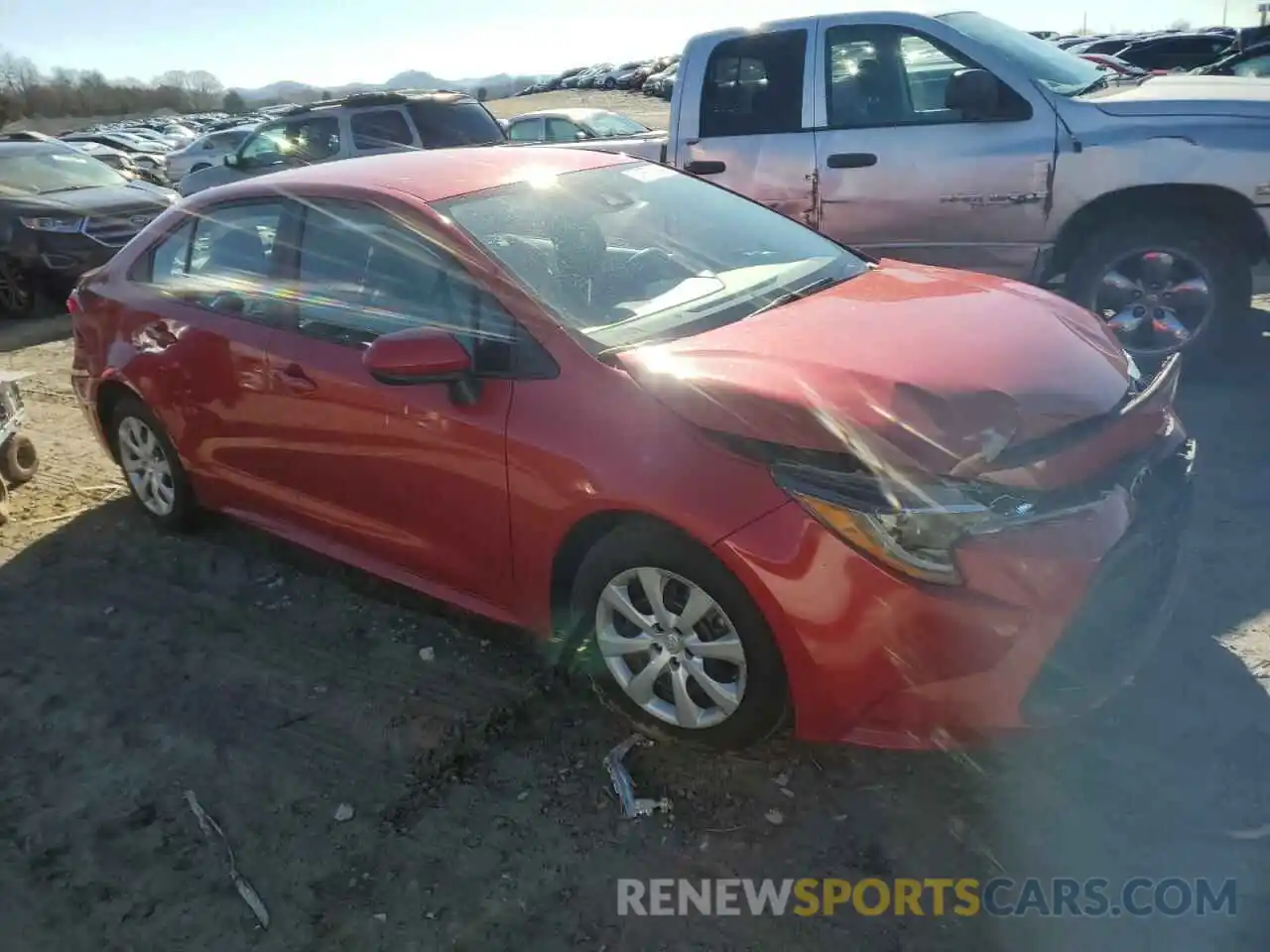 4 Photograph of a damaged car 5YFEPMAE6MP177795 TOYOTA COROLLA 2021