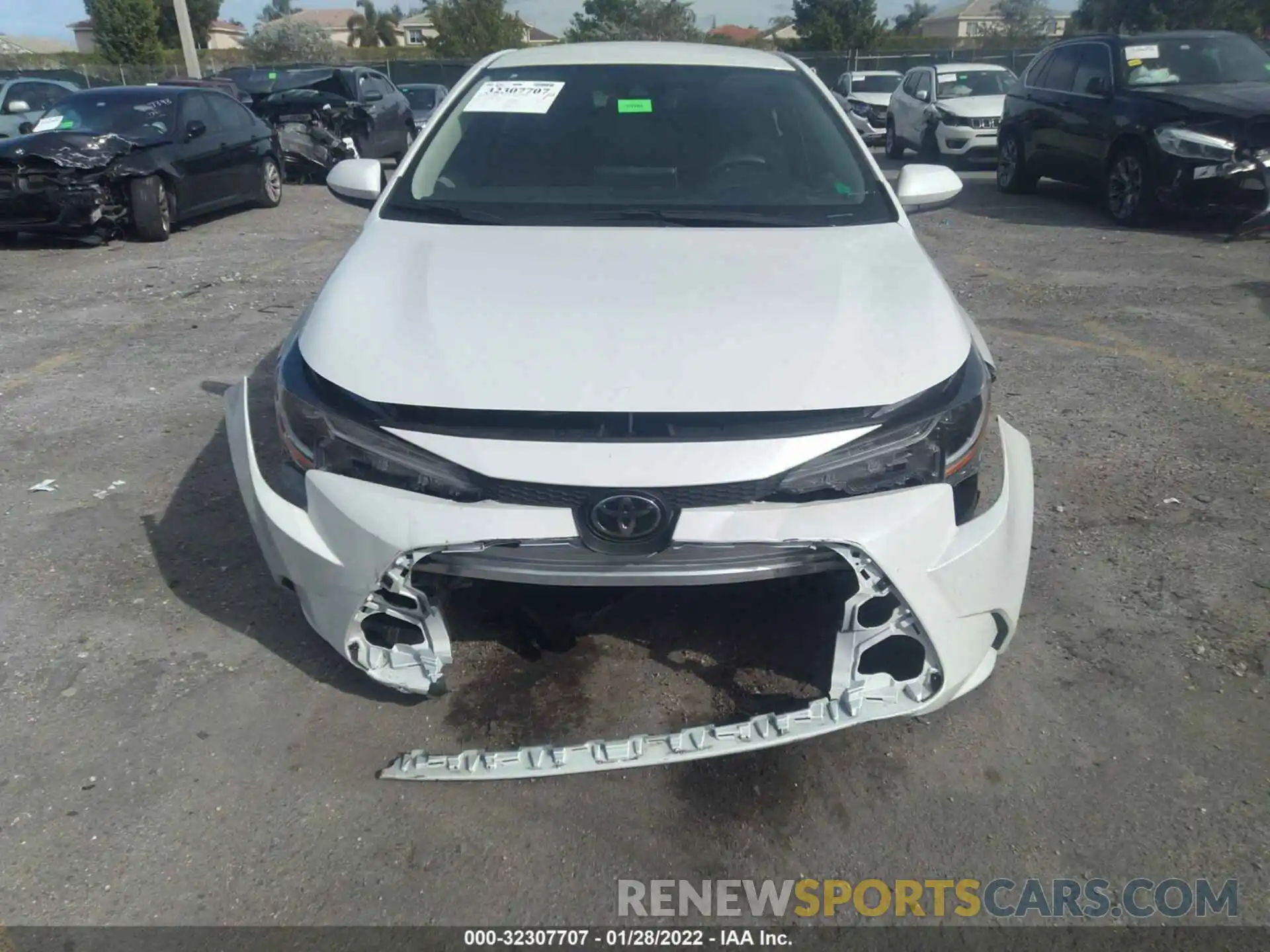 6 Photograph of a damaged car 5YFEPMAE6MP177926 TOYOTA COROLLA 2021