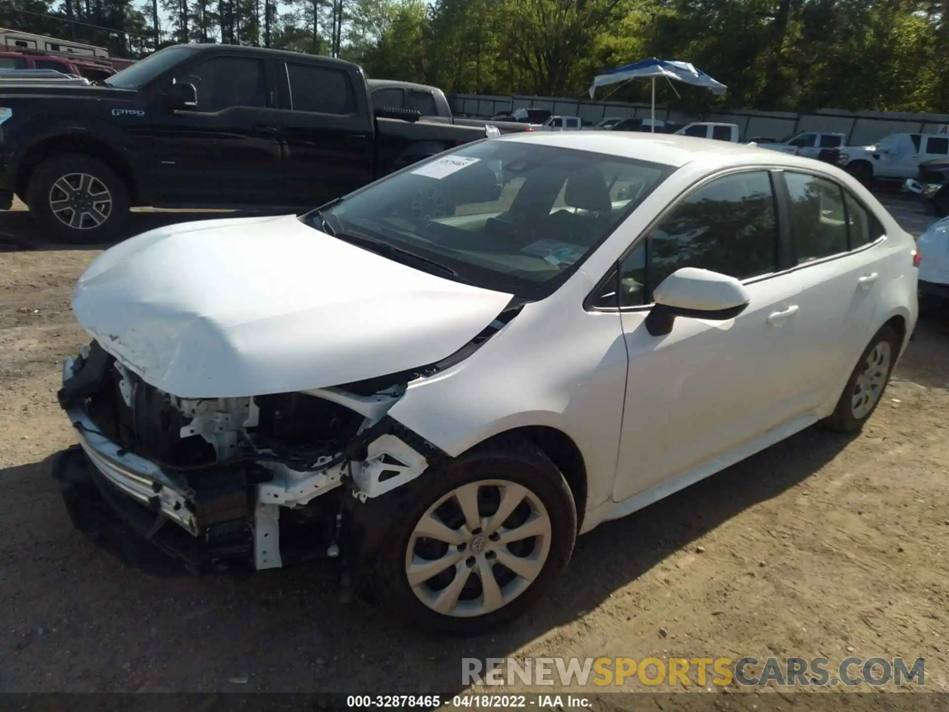 2 Photograph of a damaged car 5YFEPMAE6MP178042 TOYOTA COROLLA 2021