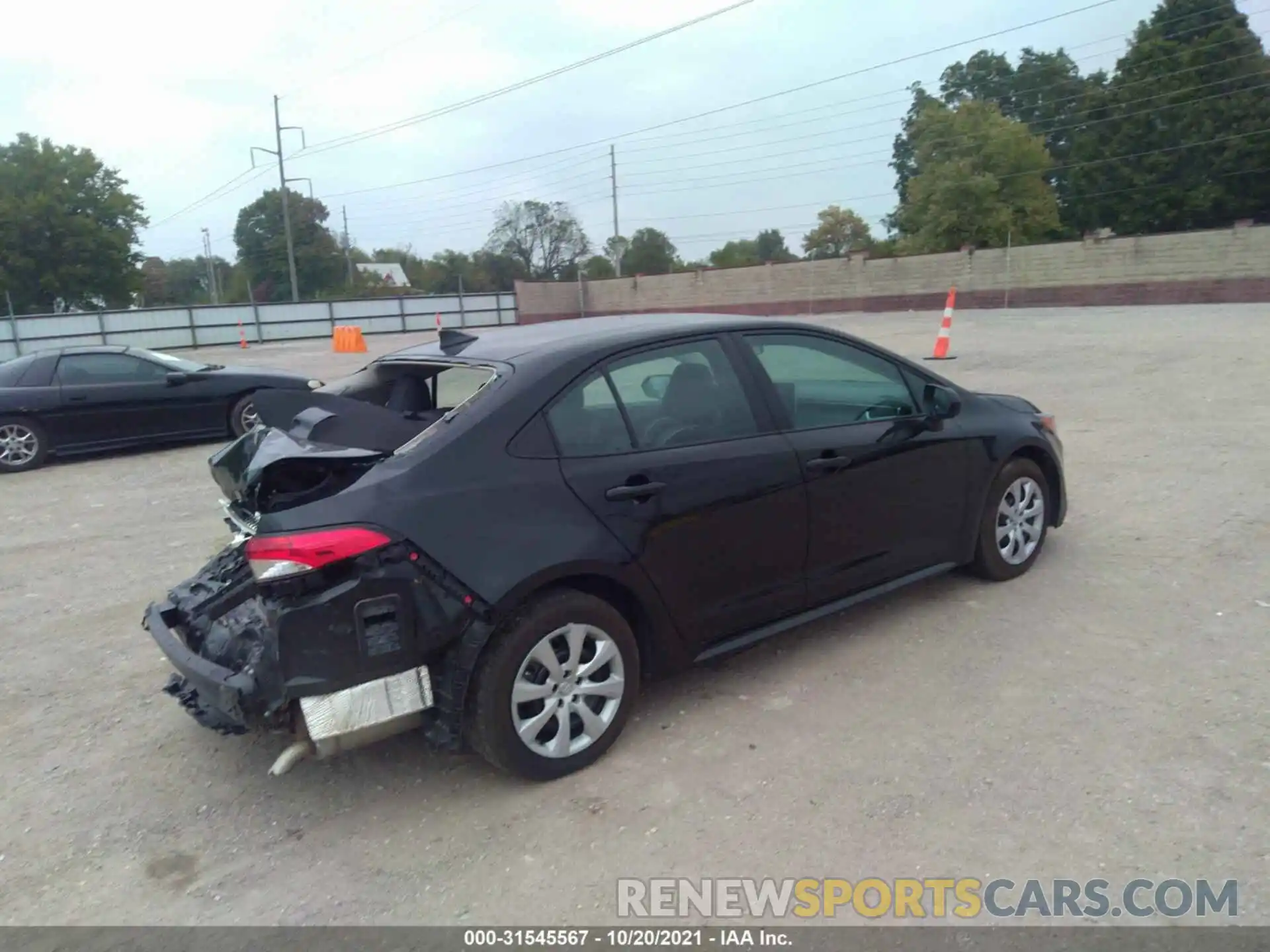 4 Фотография поврежденного автомобиля 5YFEPMAE6MP178459 TOYOTA COROLLA 2021