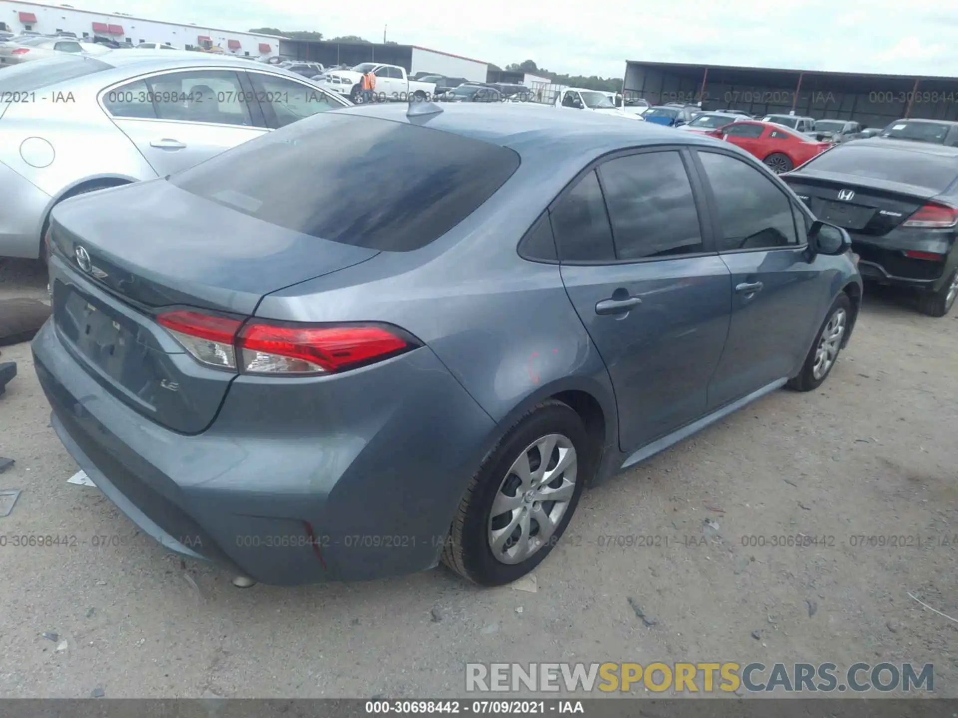 4 Photograph of a damaged car 5YFEPMAE6MP178669 TOYOTA COROLLA 2021