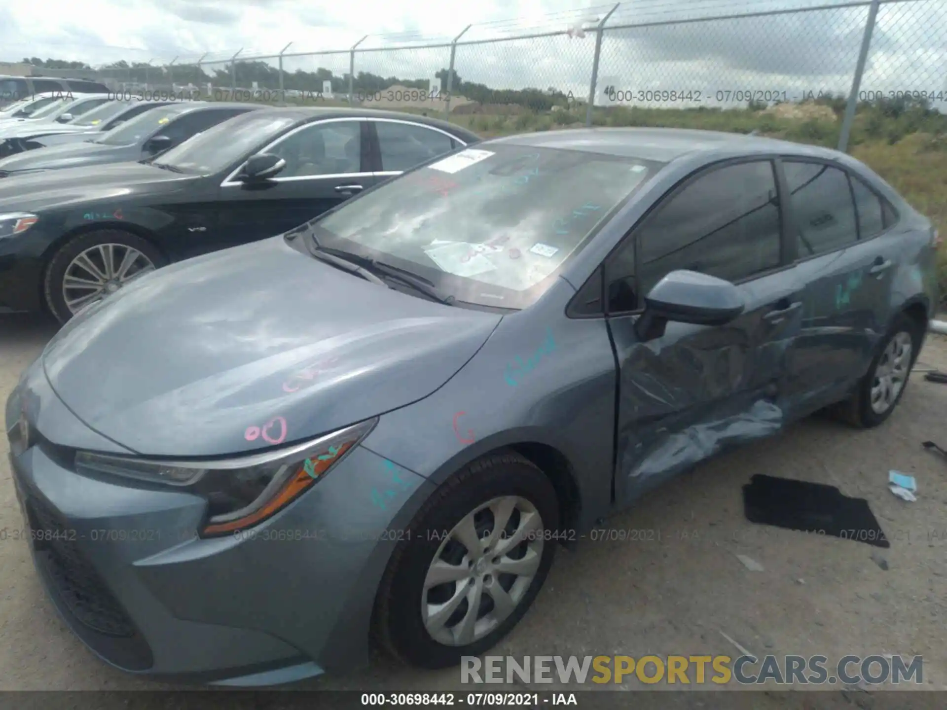 6 Photograph of a damaged car 5YFEPMAE6MP178669 TOYOTA COROLLA 2021