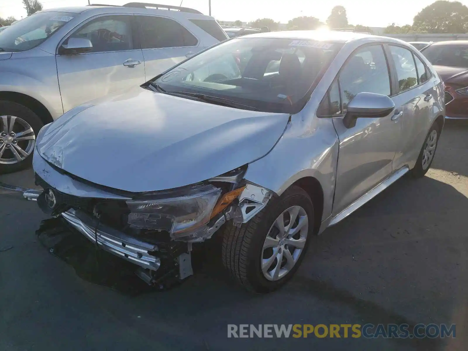 2 Photograph of a damaged car 5YFEPMAE6MP178736 TOYOTA COROLLA 2021