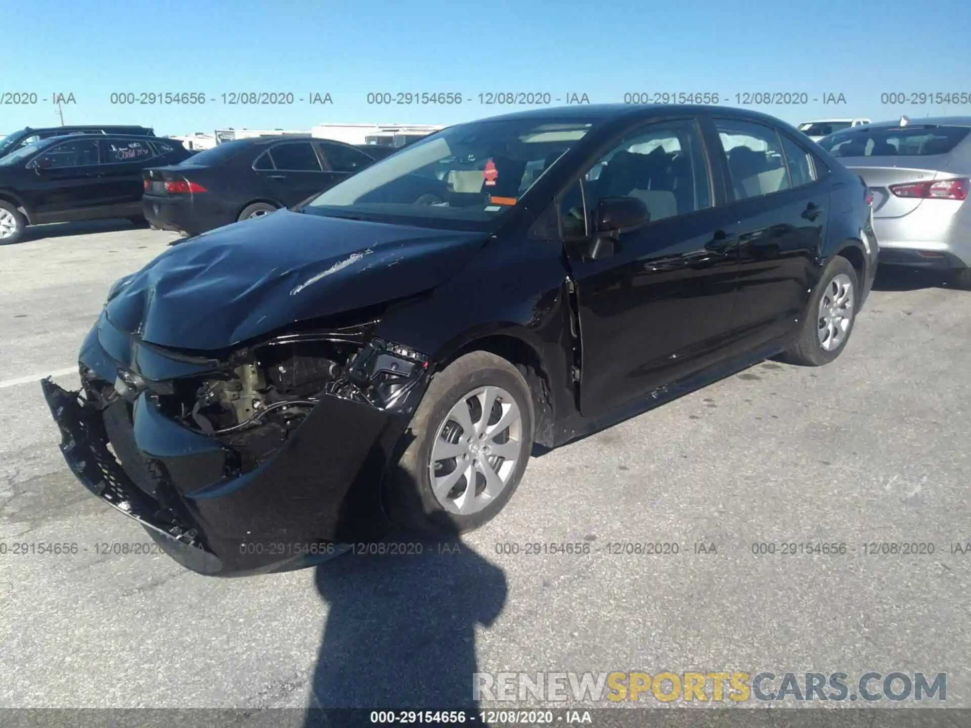 2 Photograph of a damaged car 5YFEPMAE6MP179580 TOYOTA COROLLA 2021