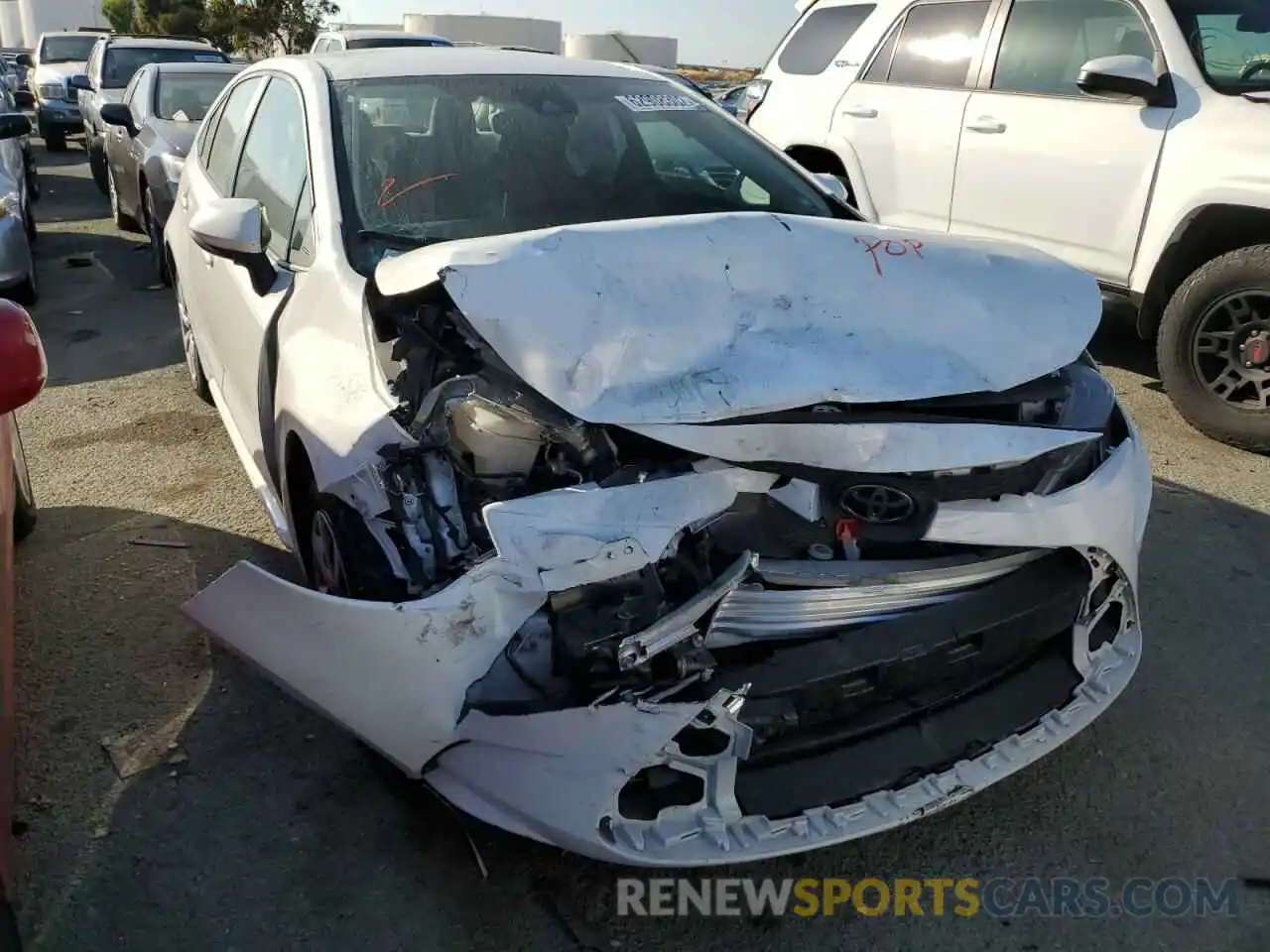 2 Photograph of a damaged car 5YFEPMAE6MP179711 TOYOTA COROLLA 2021