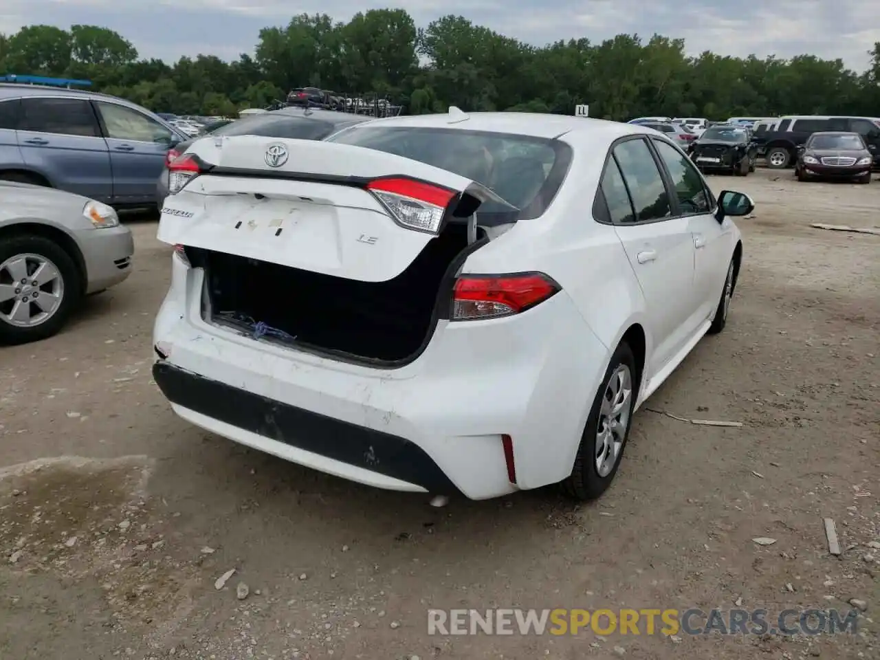 4 Photograph of a damaged car 5YFEPMAE6MP180261 TOYOTA COROLLA 2021