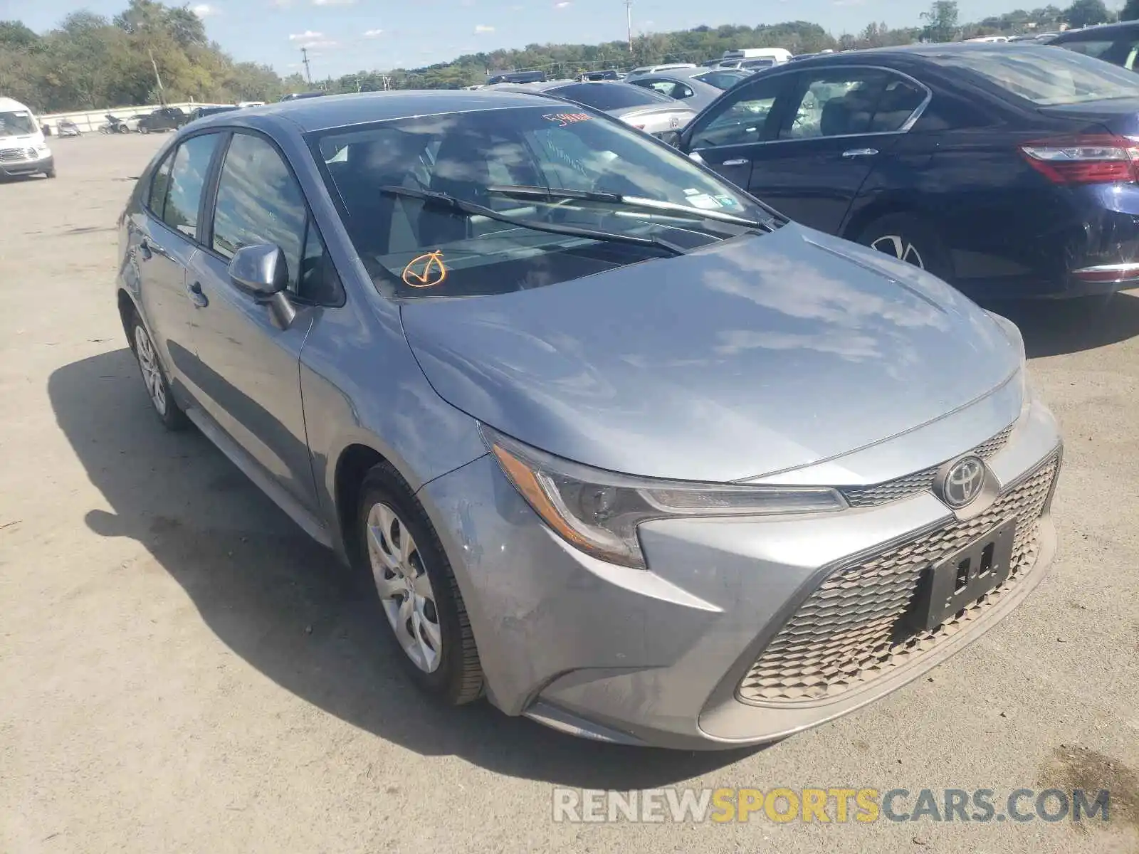 1 Photograph of a damaged car 5YFEPMAE6MP180437 TOYOTA COROLLA 2021