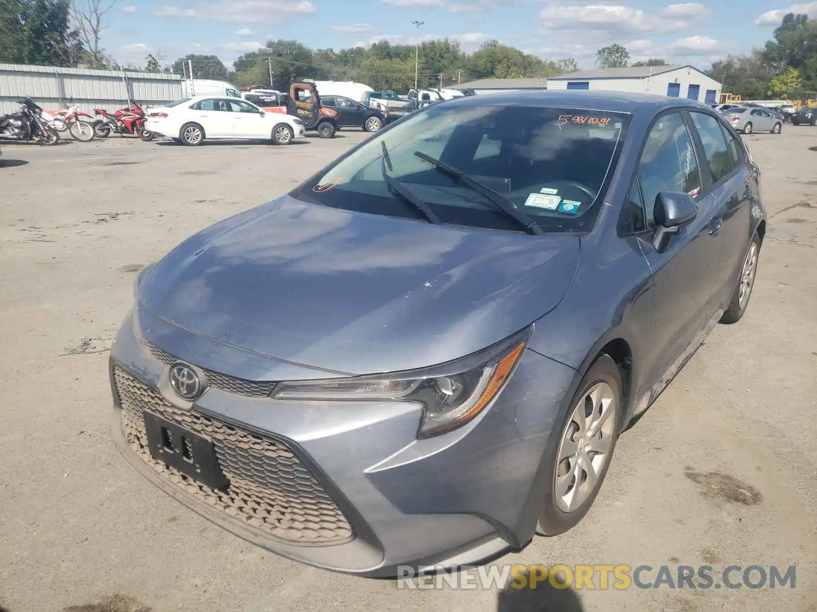 2 Photograph of a damaged car 5YFEPMAE6MP180437 TOYOTA COROLLA 2021