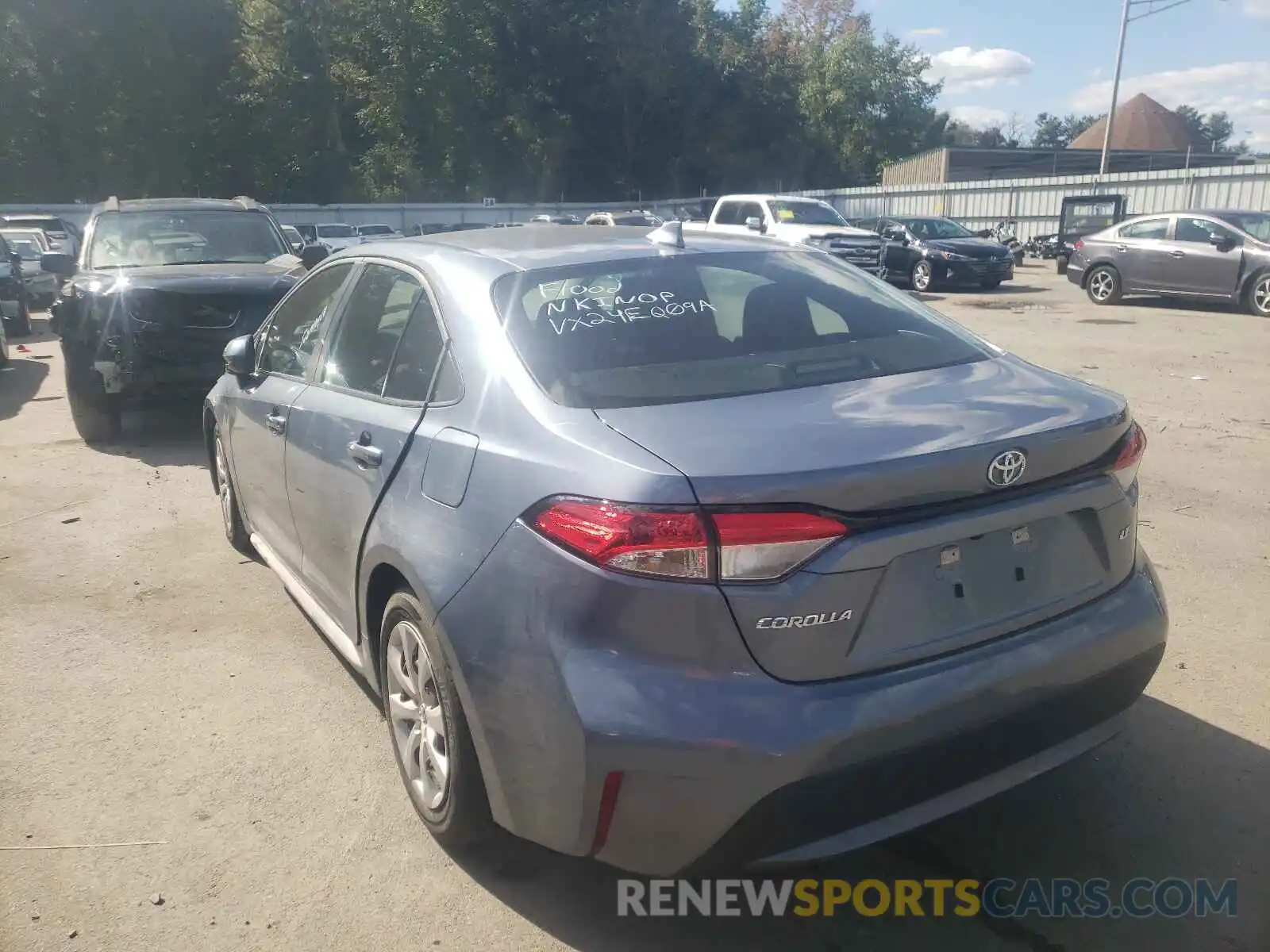 3 Photograph of a damaged car 5YFEPMAE6MP180437 TOYOTA COROLLA 2021