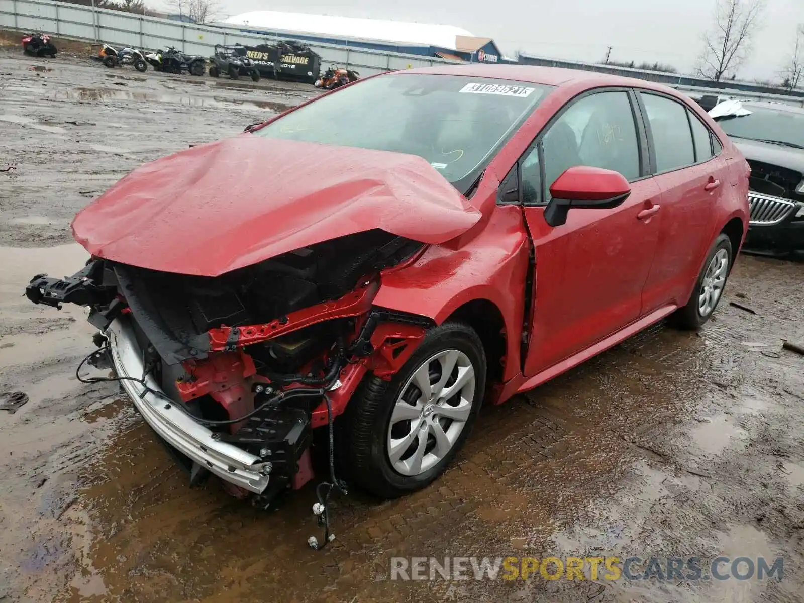 2 Photograph of a damaged car 5YFEPMAE6MP180521 TOYOTA COROLLA 2021