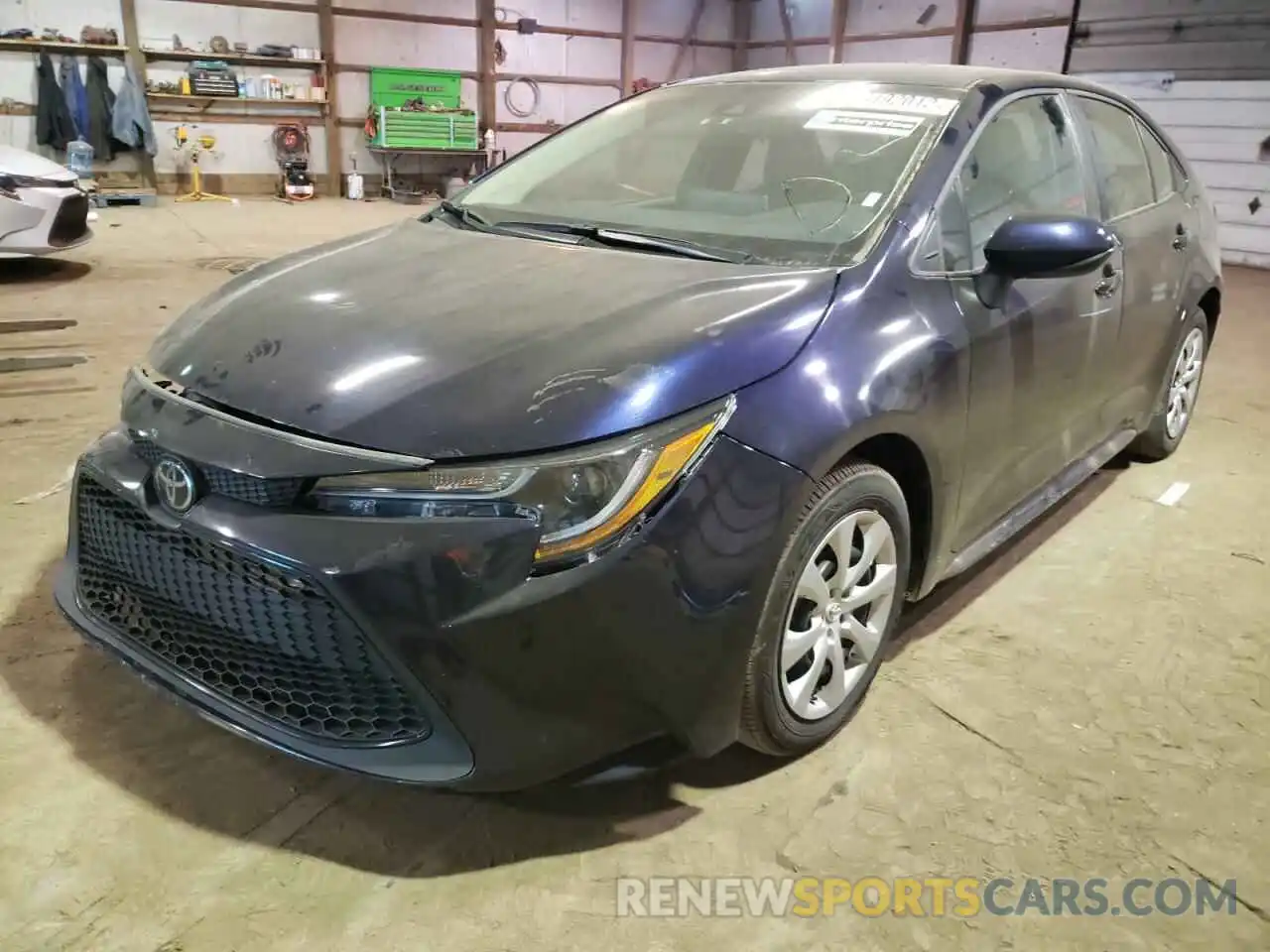 2 Photograph of a damaged car 5YFEPMAE6MP181037 TOYOTA COROLLA 2021