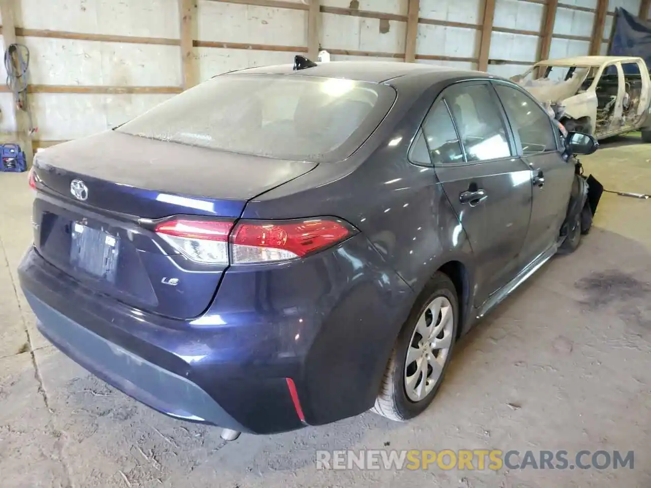 4 Photograph of a damaged car 5YFEPMAE6MP181037 TOYOTA COROLLA 2021