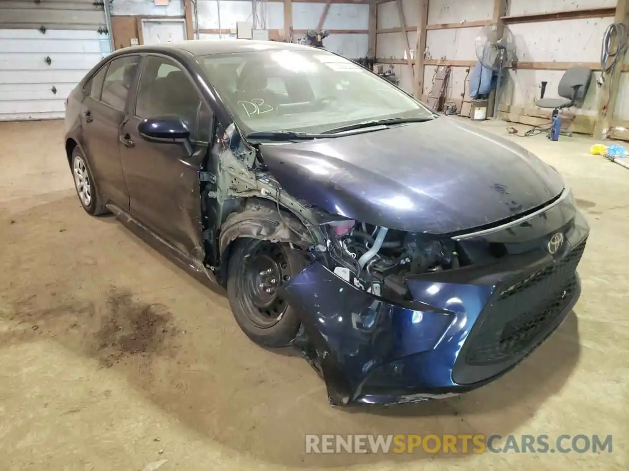 9 Photograph of a damaged car 5YFEPMAE6MP181037 TOYOTA COROLLA 2021