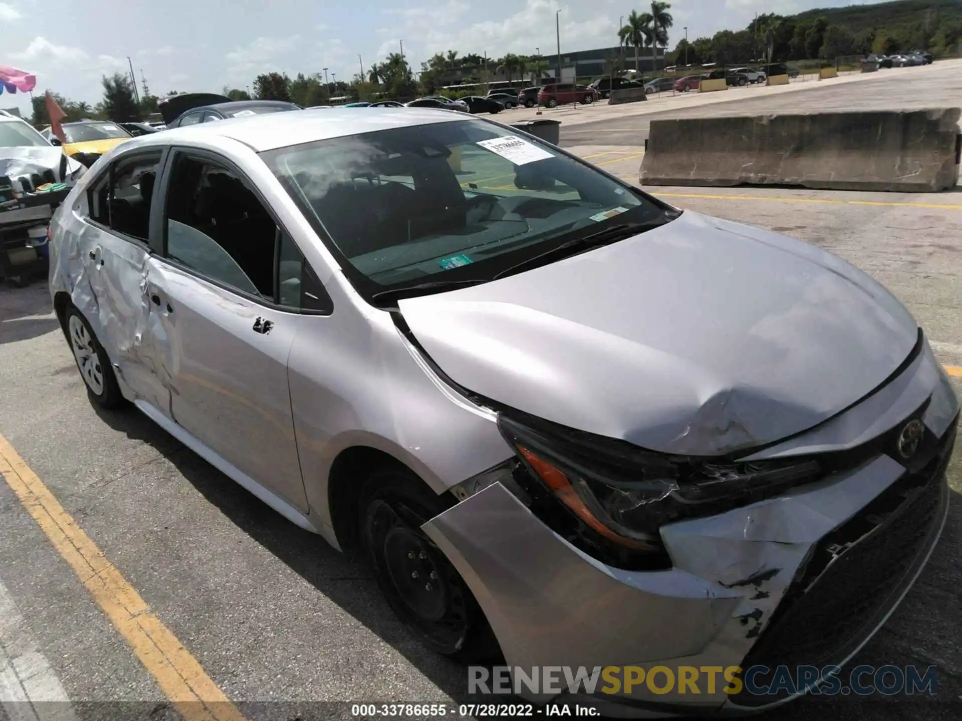 6 Photograph of a damaged car 5YFEPMAE6MP181894 TOYOTA COROLLA 2021