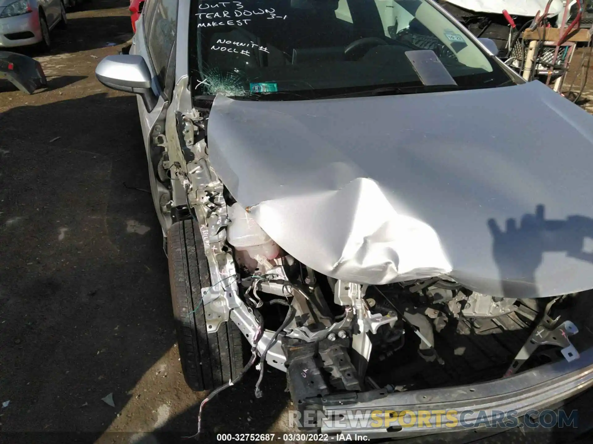 6 Photograph of a damaged car 5YFEPMAE6MP182074 TOYOTA COROLLA 2021