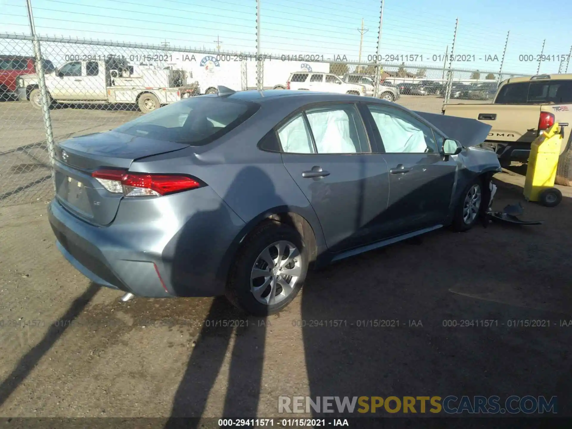 4 Photograph of a damaged car 5YFEPMAE6MP182236 TOYOTA COROLLA 2021