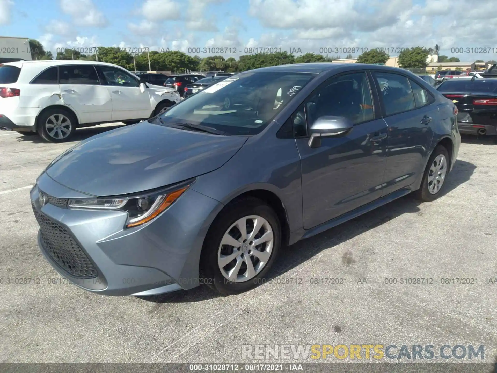 2 Photograph of a damaged car 5YFEPMAE6MP182303 TOYOTA COROLLA 2021