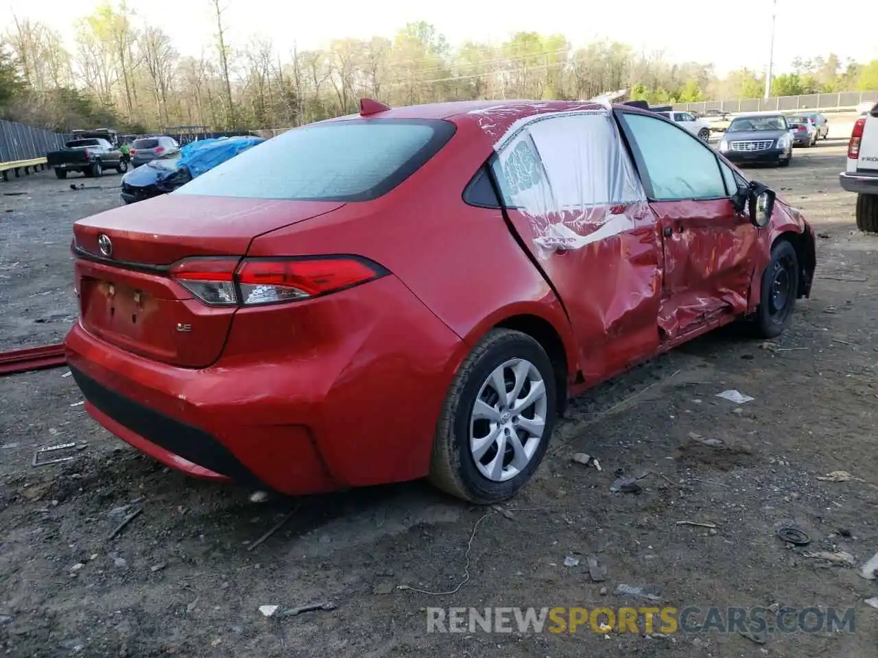 9 Фотография поврежденного автомобиля 5YFEPMAE6MP183693 TOYOTA COROLLA 2021