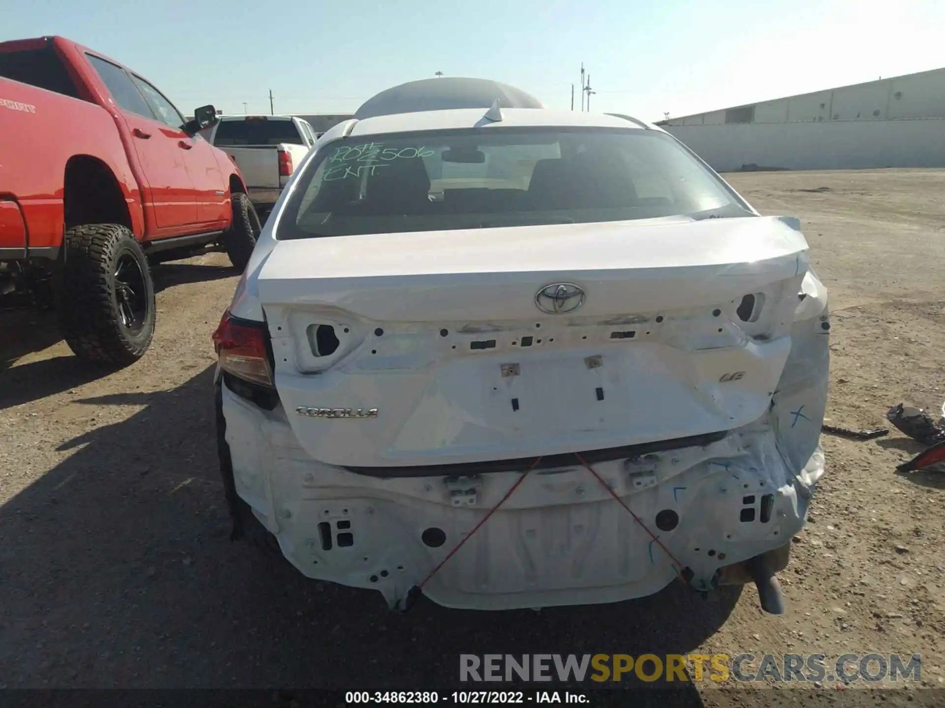 6 Photograph of a damaged car 5YFEPMAE6MP183841 TOYOTA COROLLA 2021