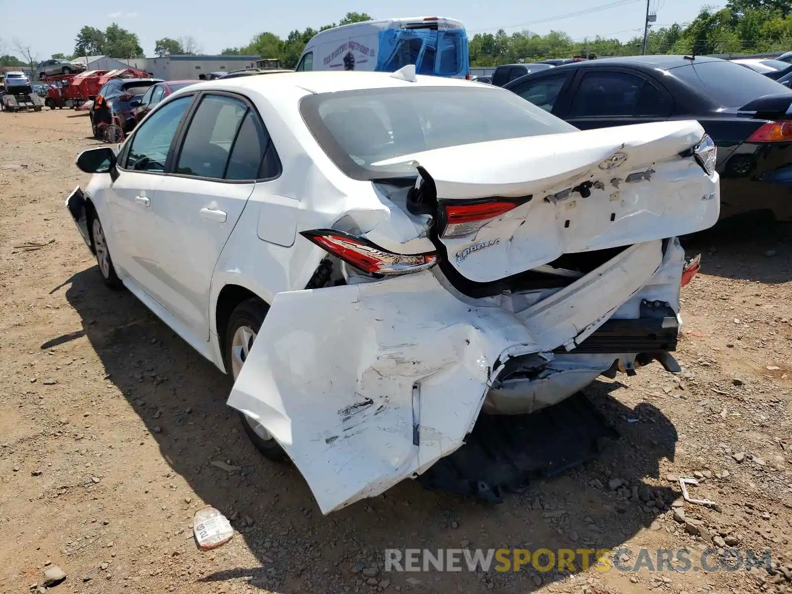 3 Photograph of a damaged car 5YFEPMAE6MP183919 TOYOTA COROLLA 2021