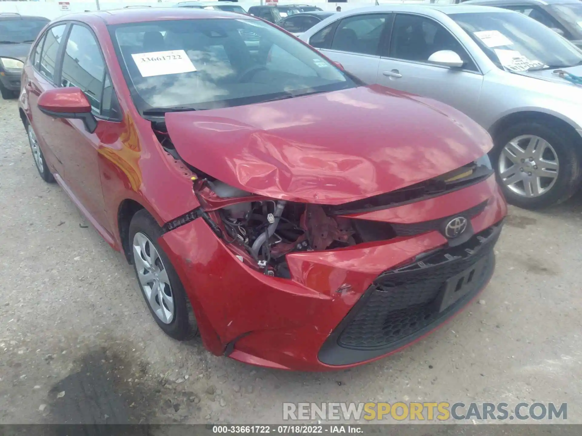 6 Photograph of a damaged car 5YFEPMAE6MP184164 TOYOTA COROLLA 2021