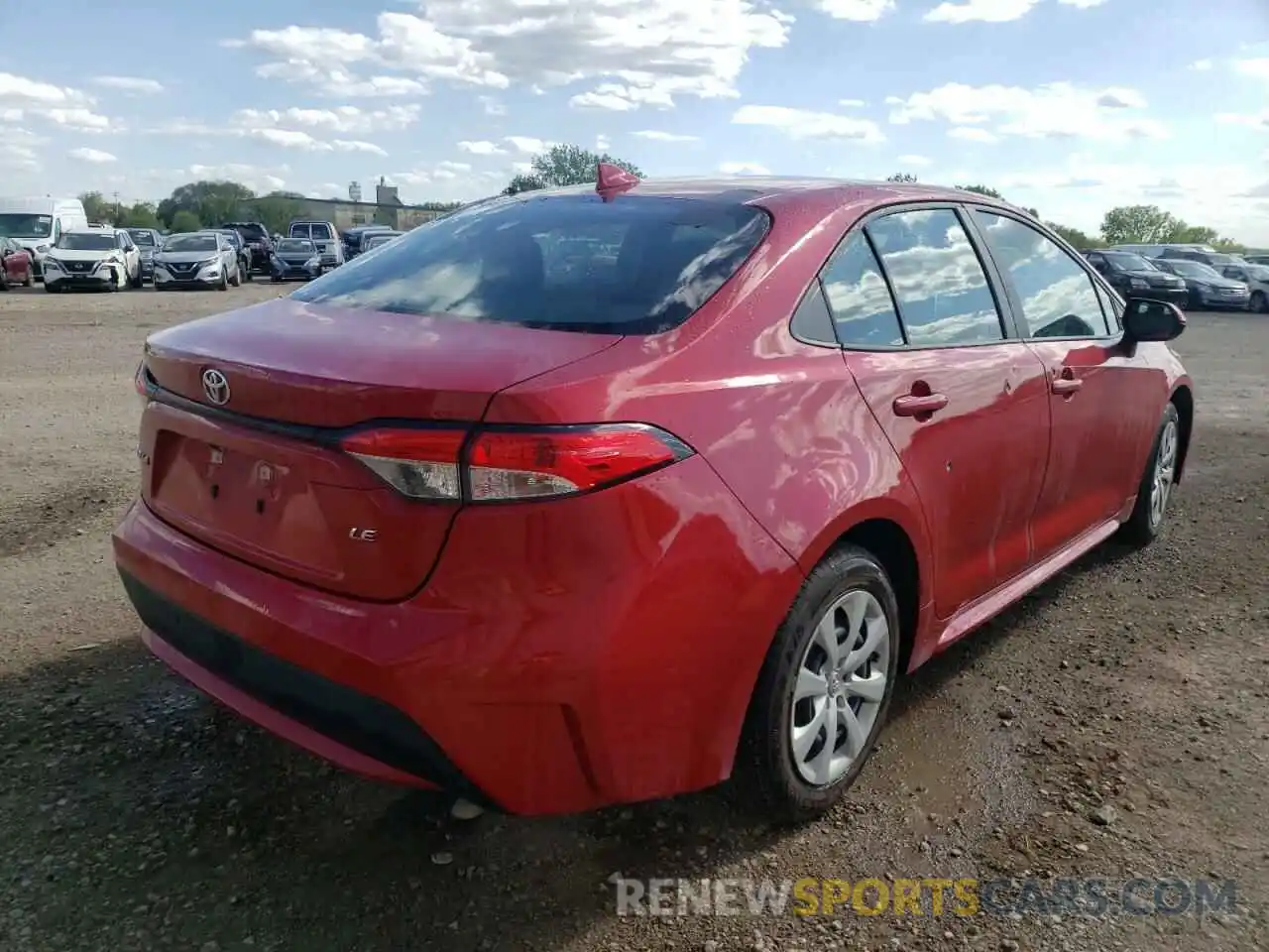 4 Photograph of a damaged car 5YFEPMAE6MP184231 TOYOTA COROLLA 2021