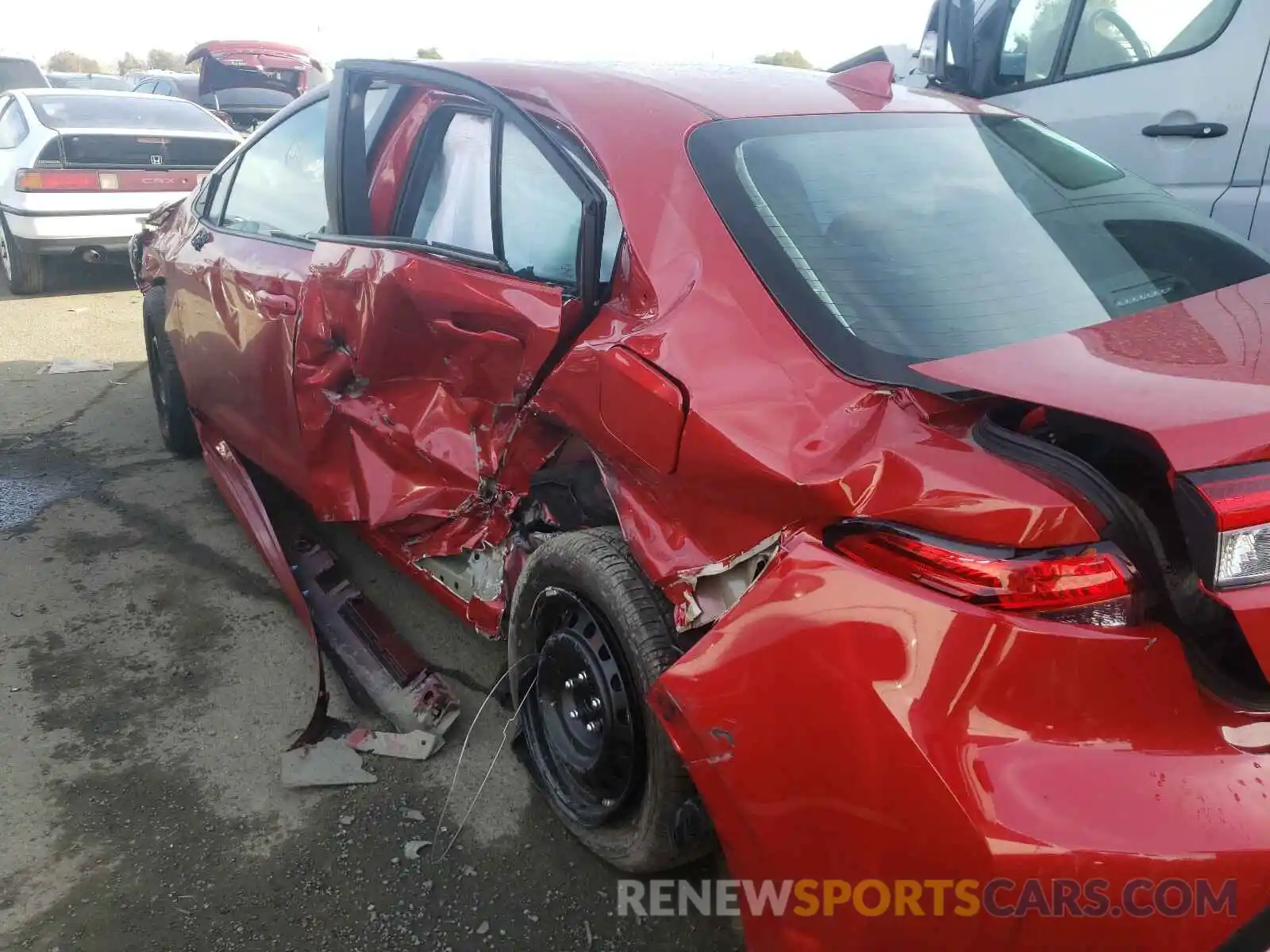 9 Photograph of a damaged car 5YFEPMAE6MP184407 TOYOTA COROLLA 2021