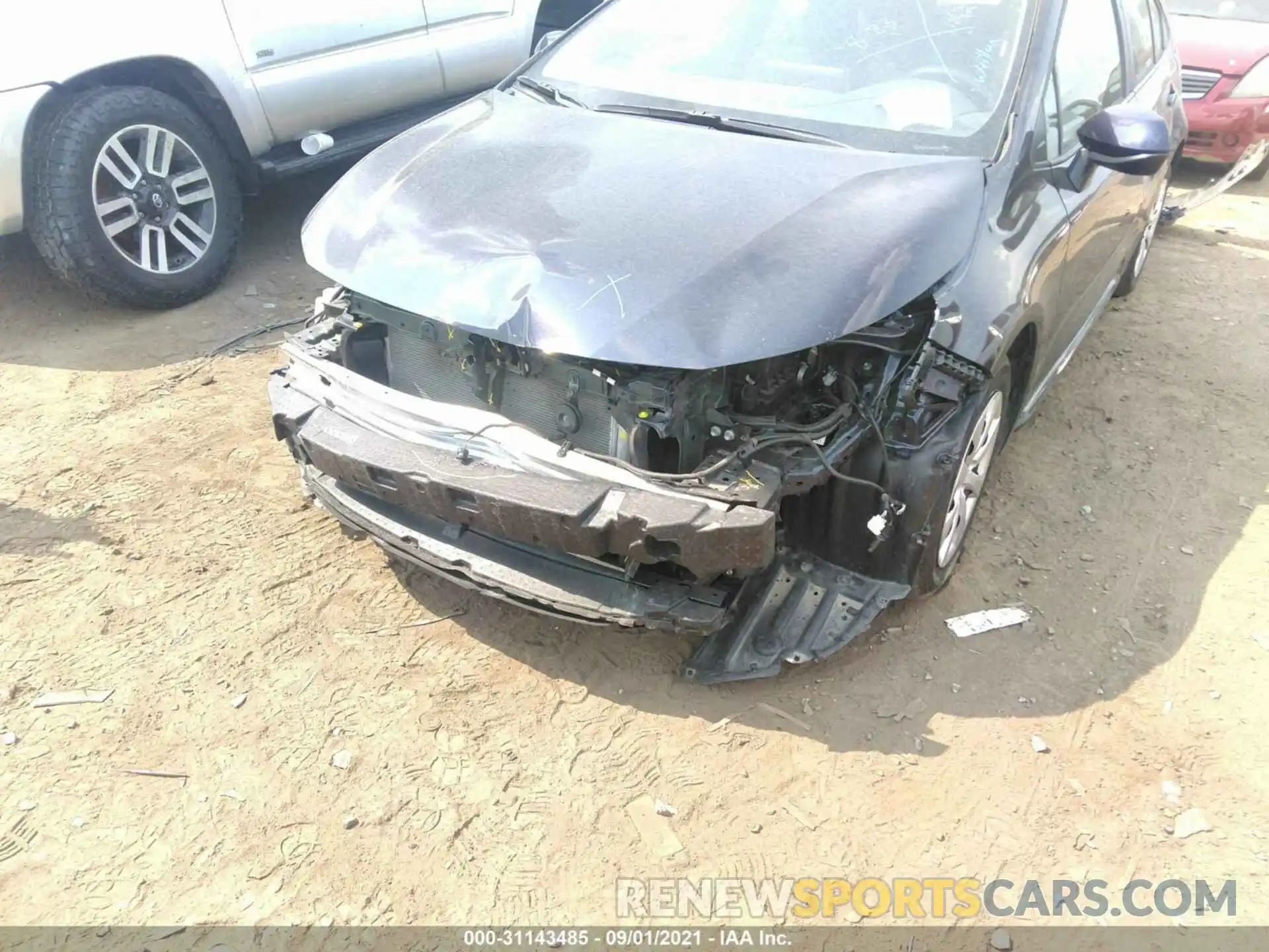 6 Photograph of a damaged car 5YFEPMAE6MP184410 TOYOTA COROLLA 2021