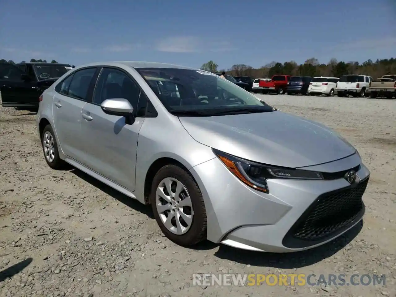 1 Photograph of a damaged car 5YFEPMAE6MP184973 TOYOTA COROLLA 2021