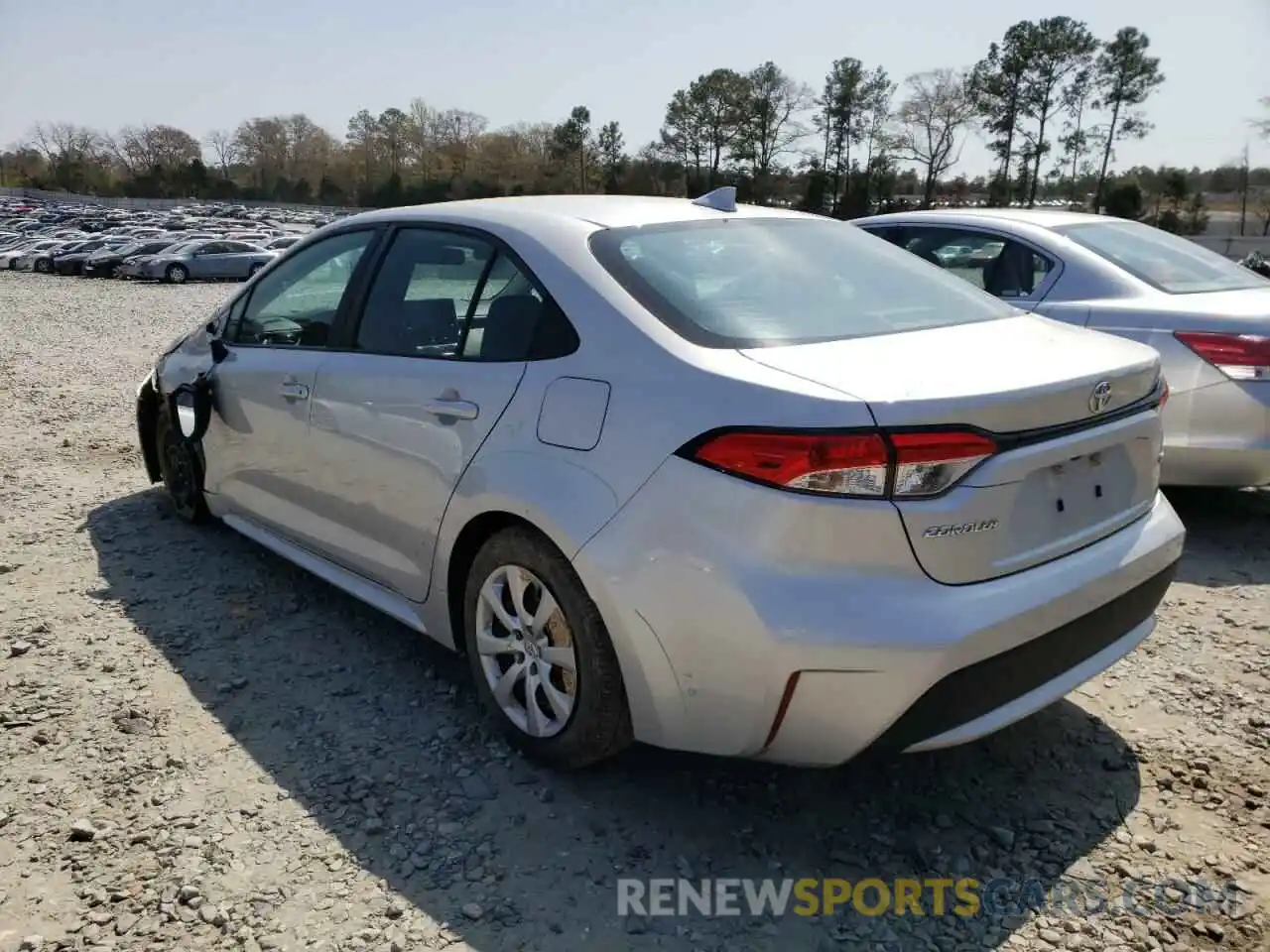 3 Photograph of a damaged car 5YFEPMAE6MP184973 TOYOTA COROLLA 2021