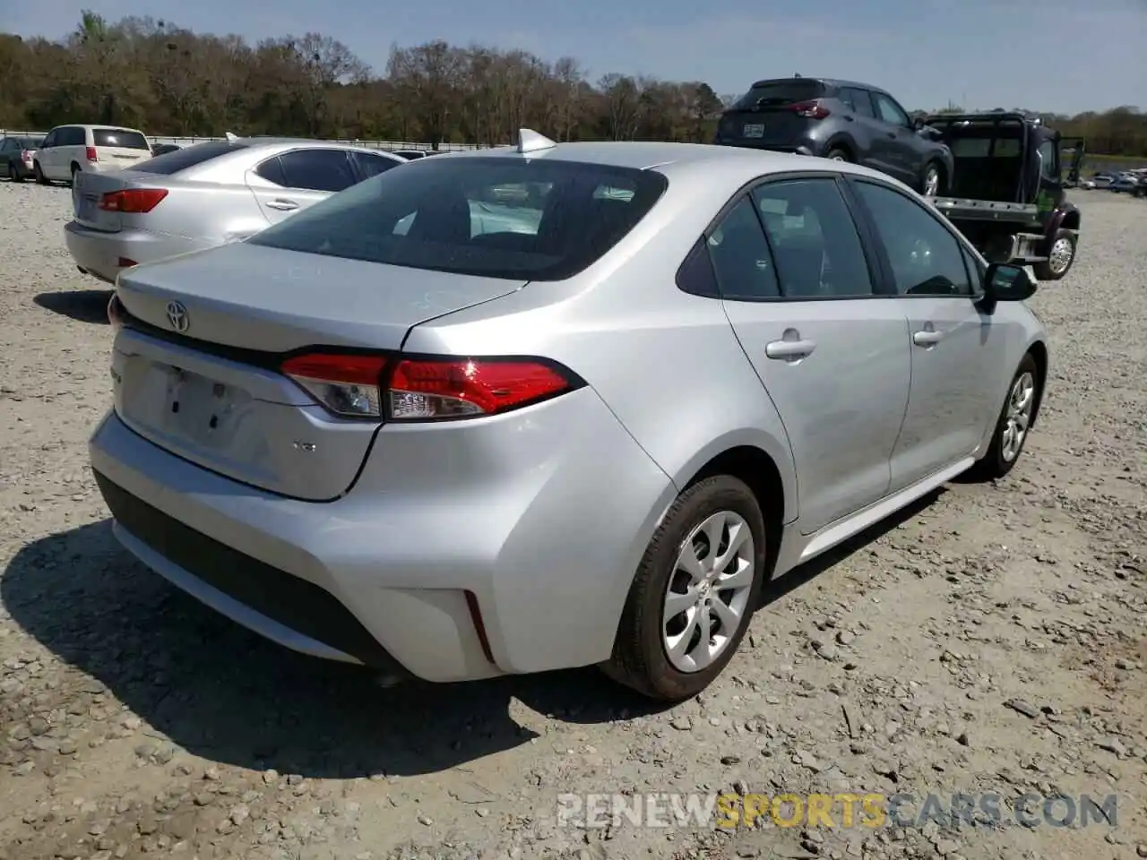 4 Photograph of a damaged car 5YFEPMAE6MP184973 TOYOTA COROLLA 2021