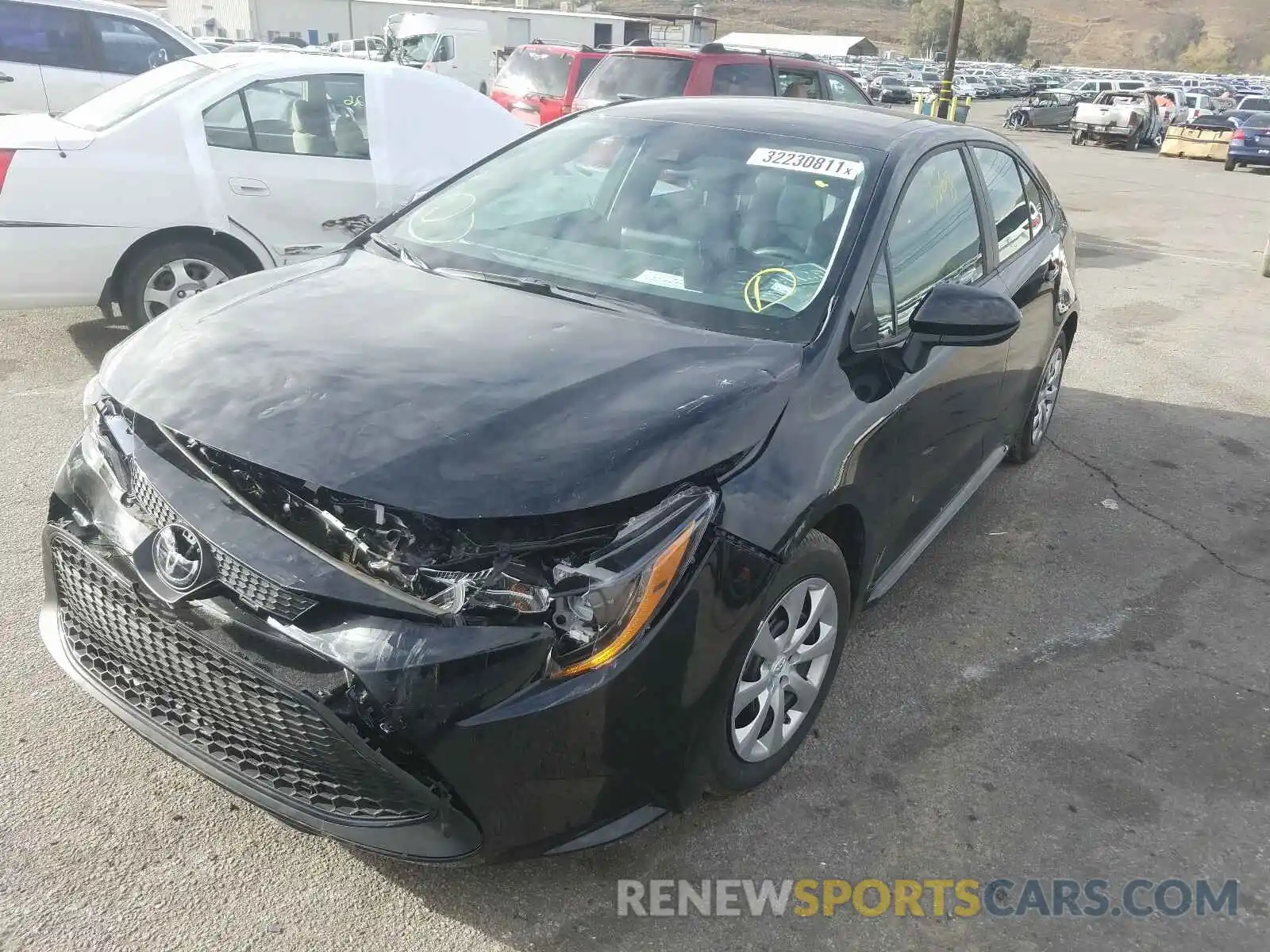 2 Photograph of a damaged car 5YFEPMAE6MP185041 TOYOTA COROLLA 2021